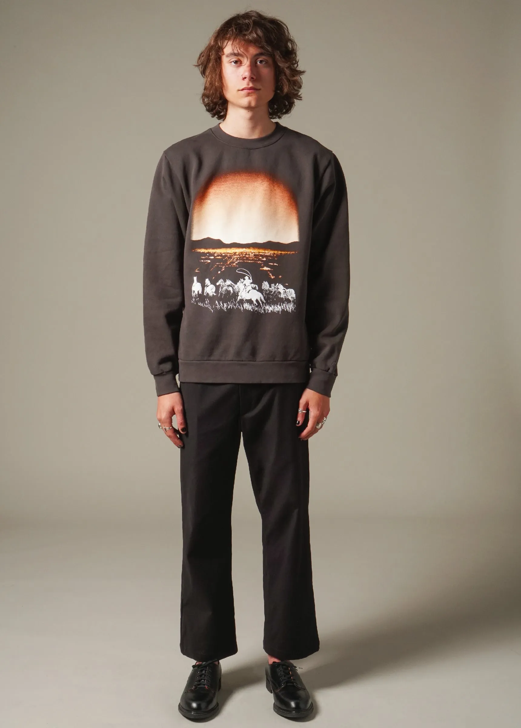 Beyond The Past Crewneck Sweatshirt sold by One Of These Days product image thumbnail 4