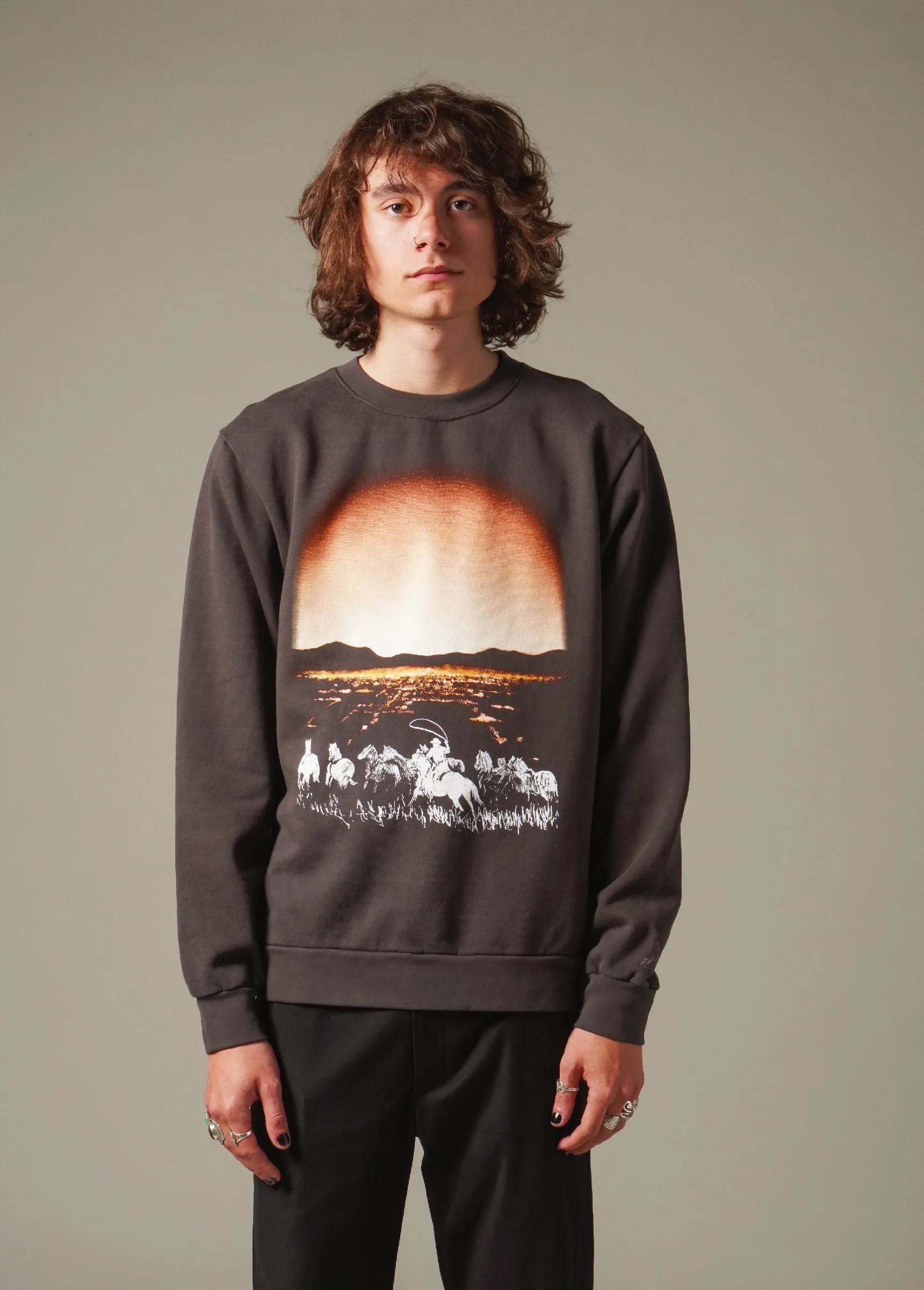 Beyond The Past Crewneck Sweatshirt sold by One Of These Days product image thumbnail 2