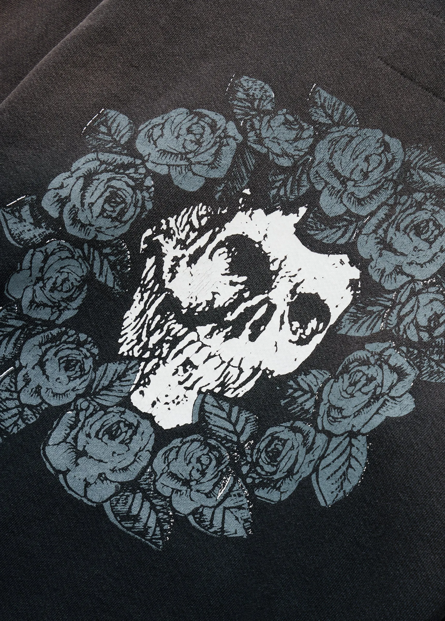 Wreath of Roses Hooded Sweatshirt | Black sold by One Of These Days product image thumbnail 5