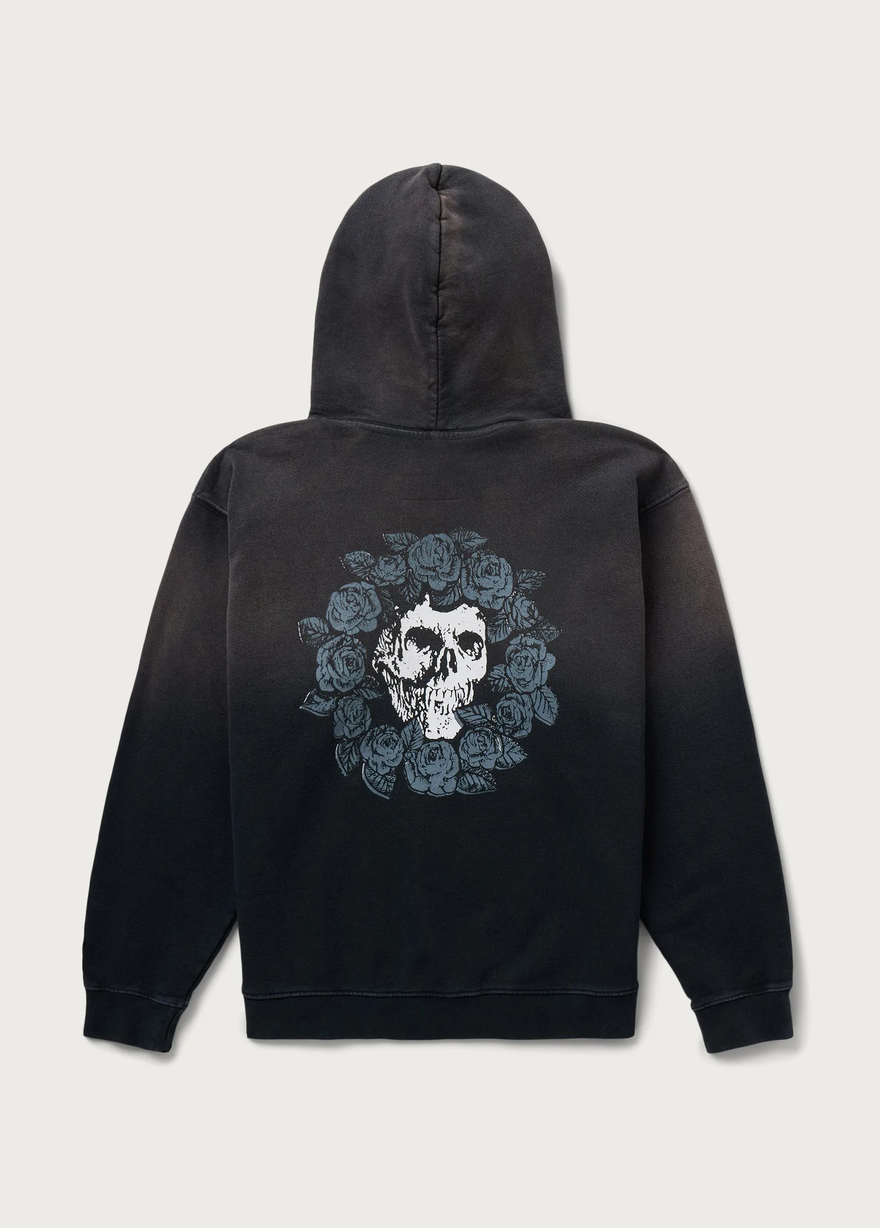 Wreath of Roses Hooded Sweatshirt | Black sold by One Of These Days product image thumbnail 3