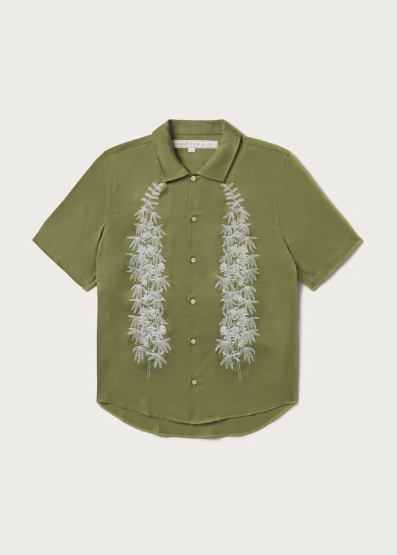 Stalks Camp Shirt | Sage made by One Of These Days