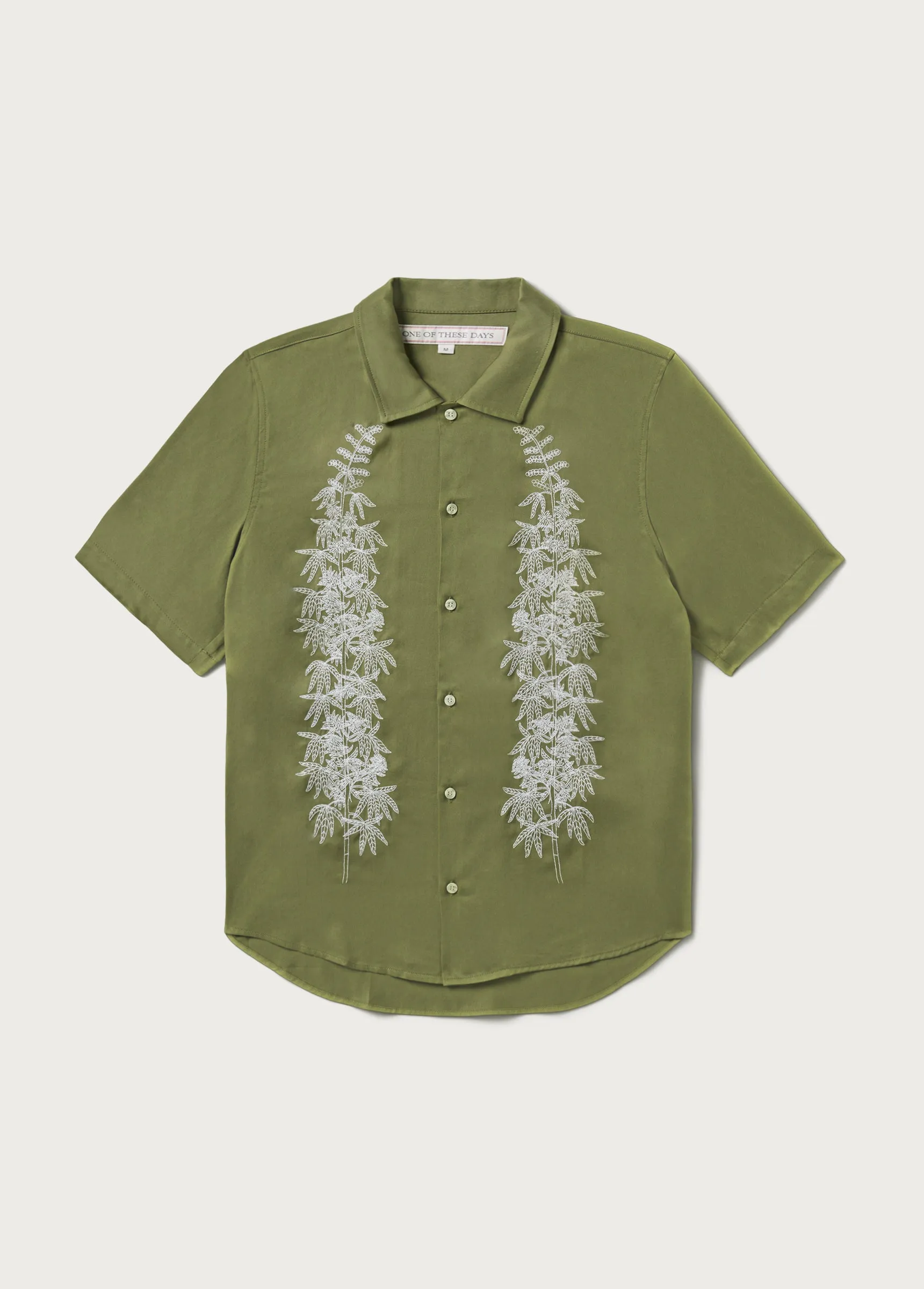 Stalks Camp Shirt | Sage sold by One Of These Days