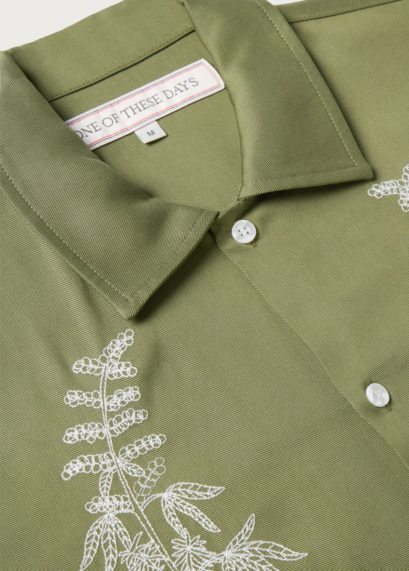 Stalks Camp Shirt | Sage sold by One Of These Days product image thumbnail 5