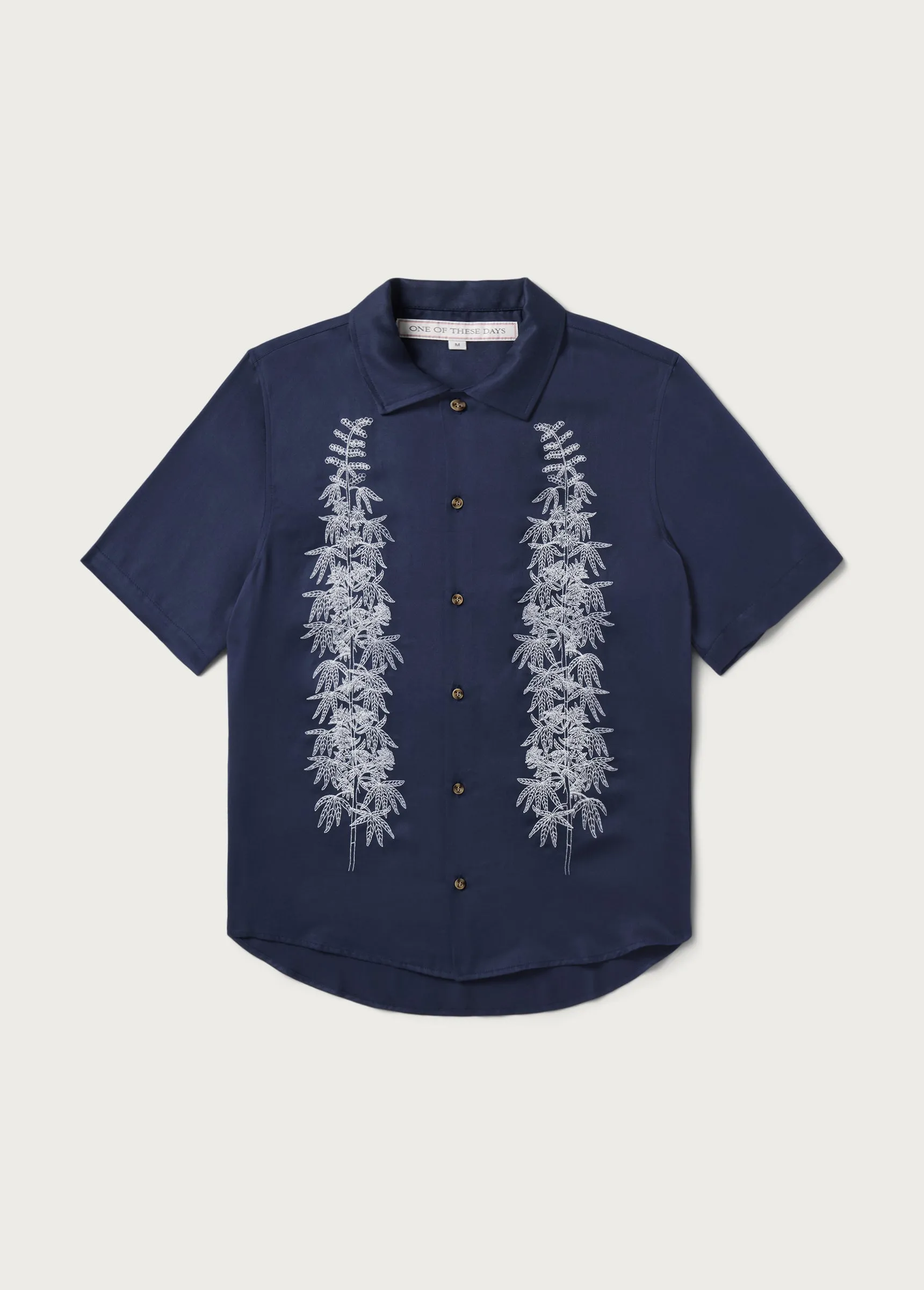 Stalks Camp Shirt | Navy sold by One Of These Days