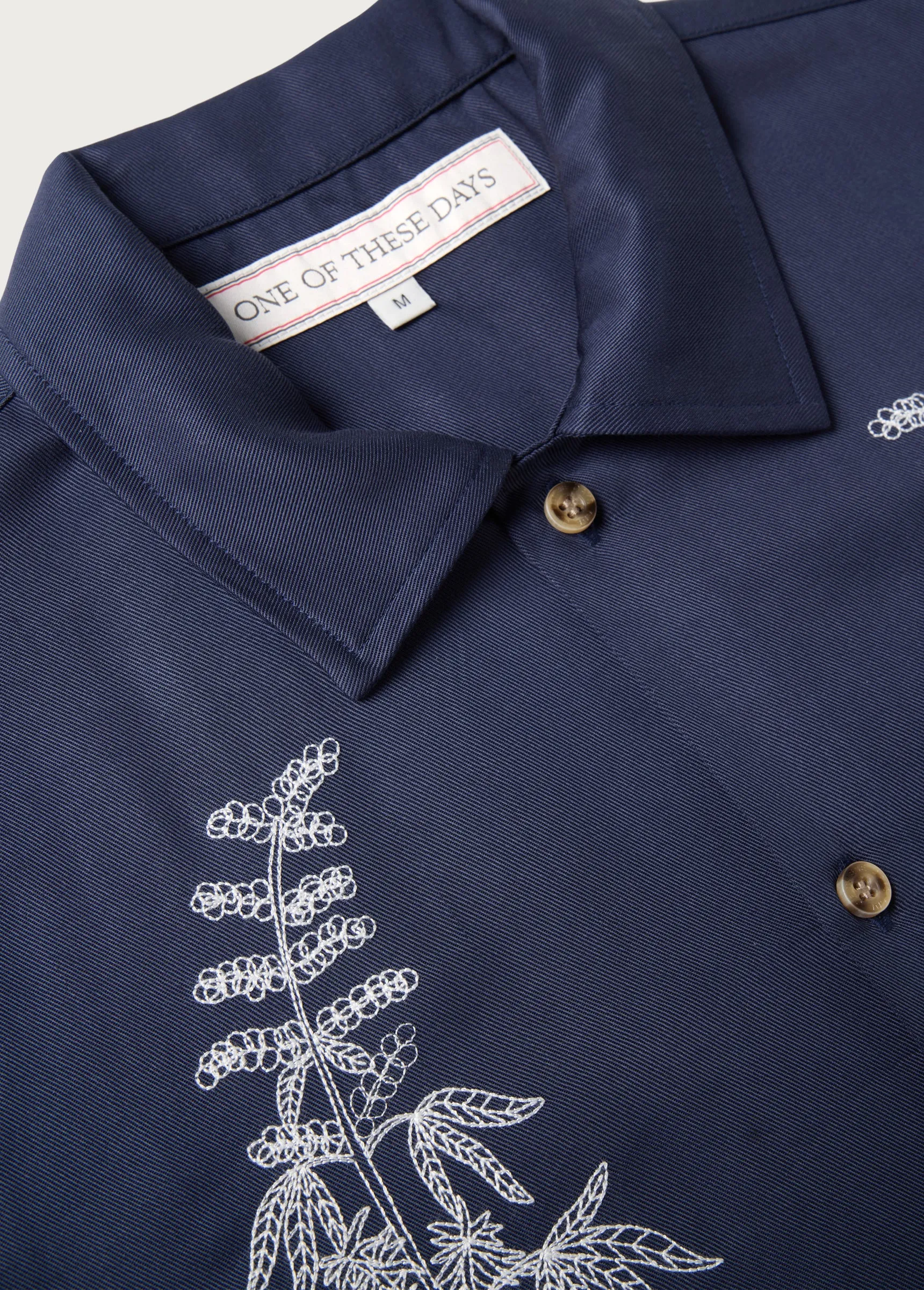 Stalks Camp Shirt | Navy sold by One Of These Days product image thumbnail 5