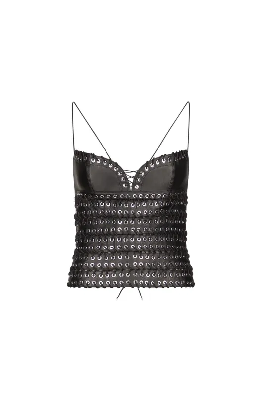 Lee Top in Leather sold by Ludovic de Saint Sernin