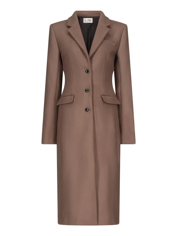 Fitted Coat in Wool made by Ludovic de Saint Sernin