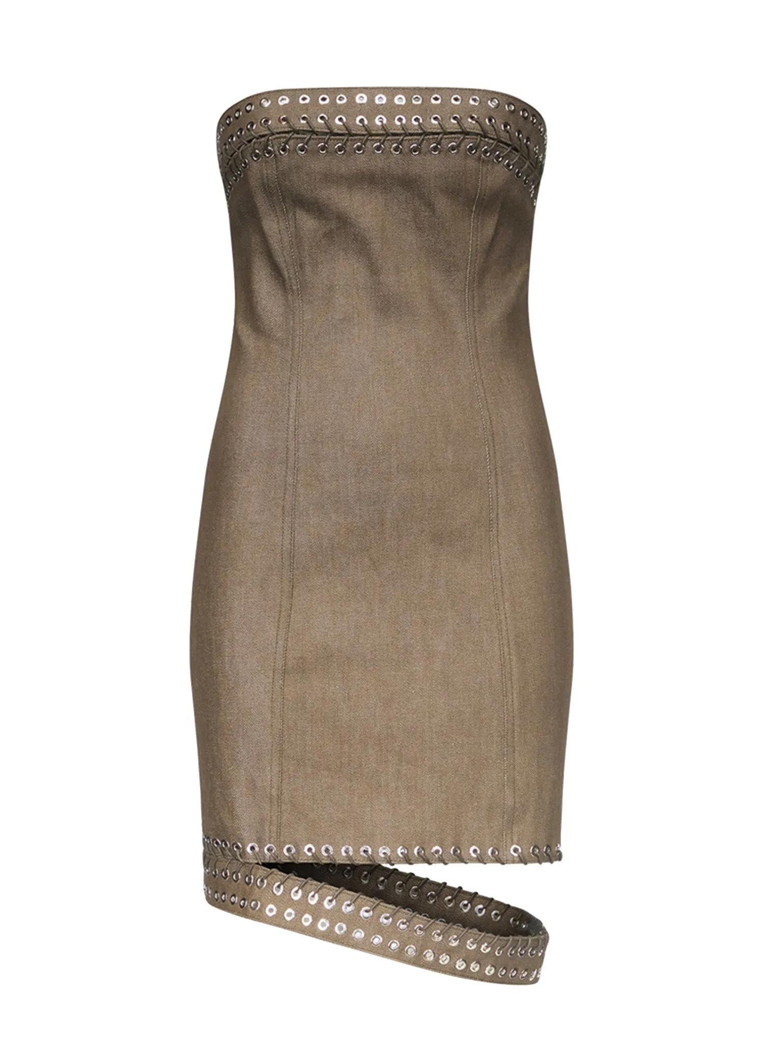 Lucinda Bustier Mini Dress in Denim sold by Ludovic de Saint Sernin