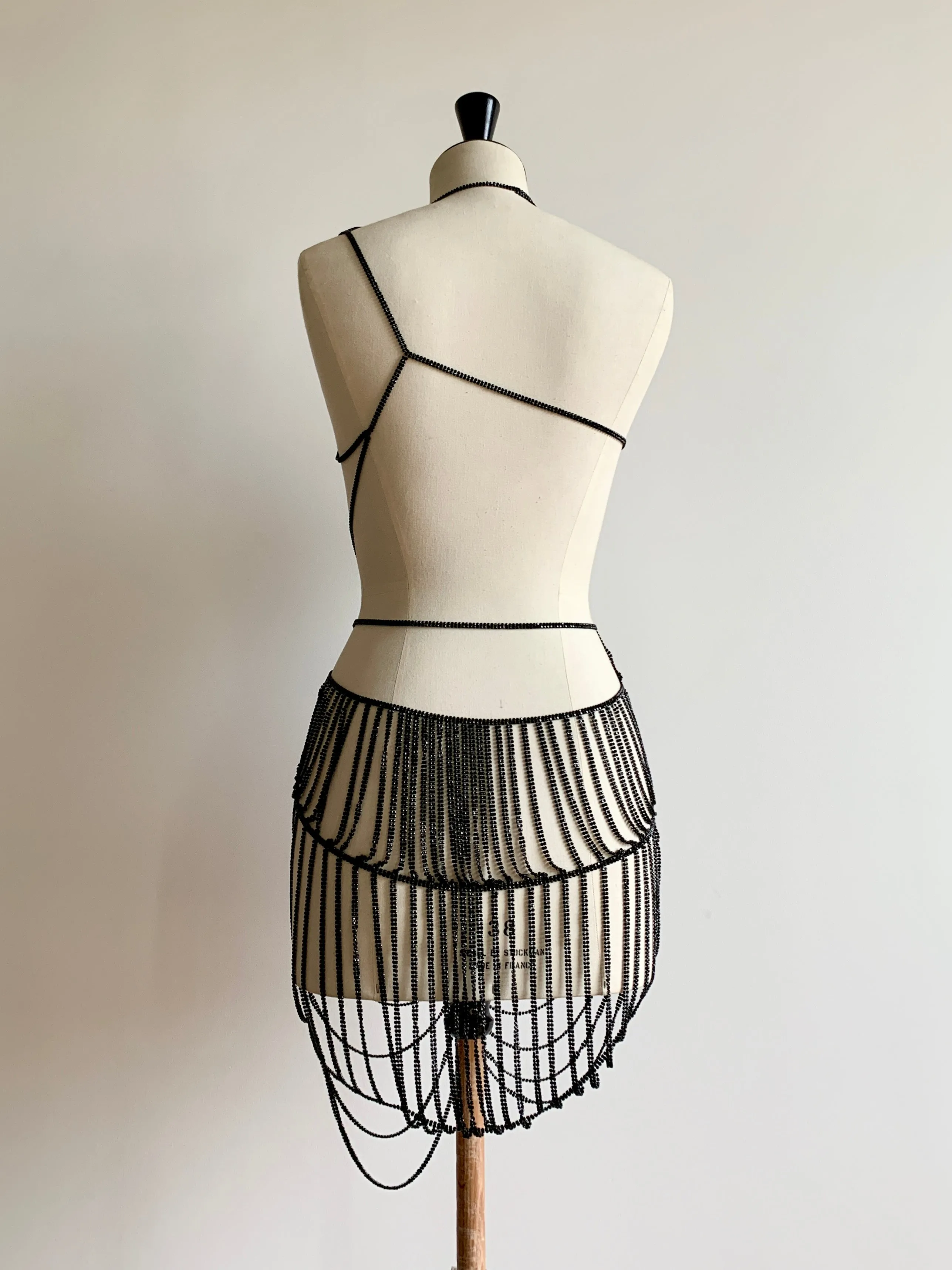 Heart Web Dress in Crystal Mesh sold by Ludovic de Saint Sernin product image thumbnail 4