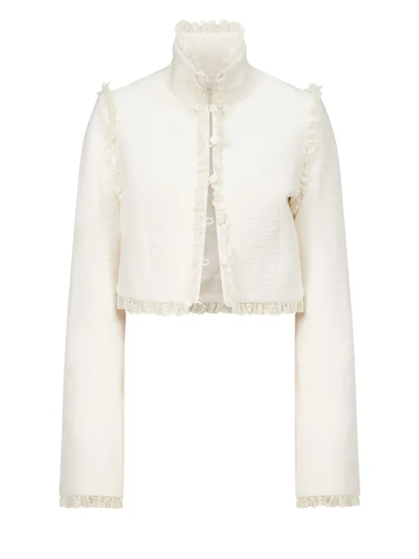 Odile Jacket in Cotton made by Ludovic de Saint Sernin