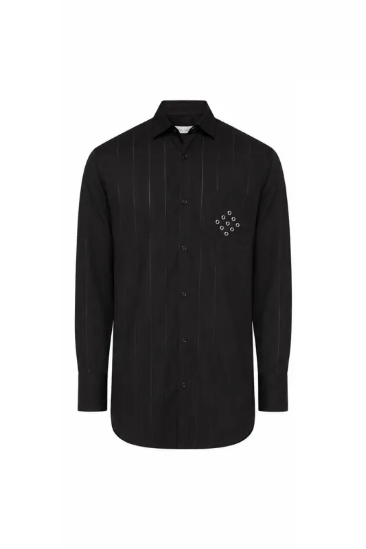 Oversized Eyelet Shirt made by Ludovic de Saint Sernin