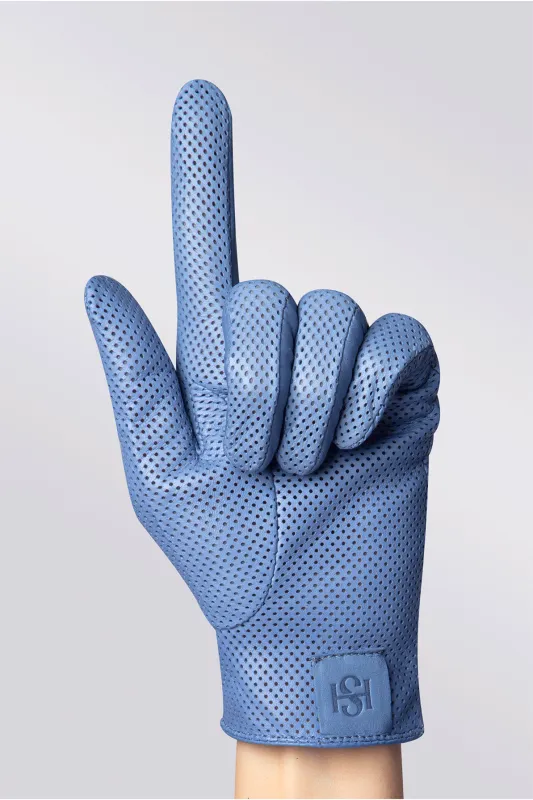 Statement Perforated Blue made by Handsome Stockholm