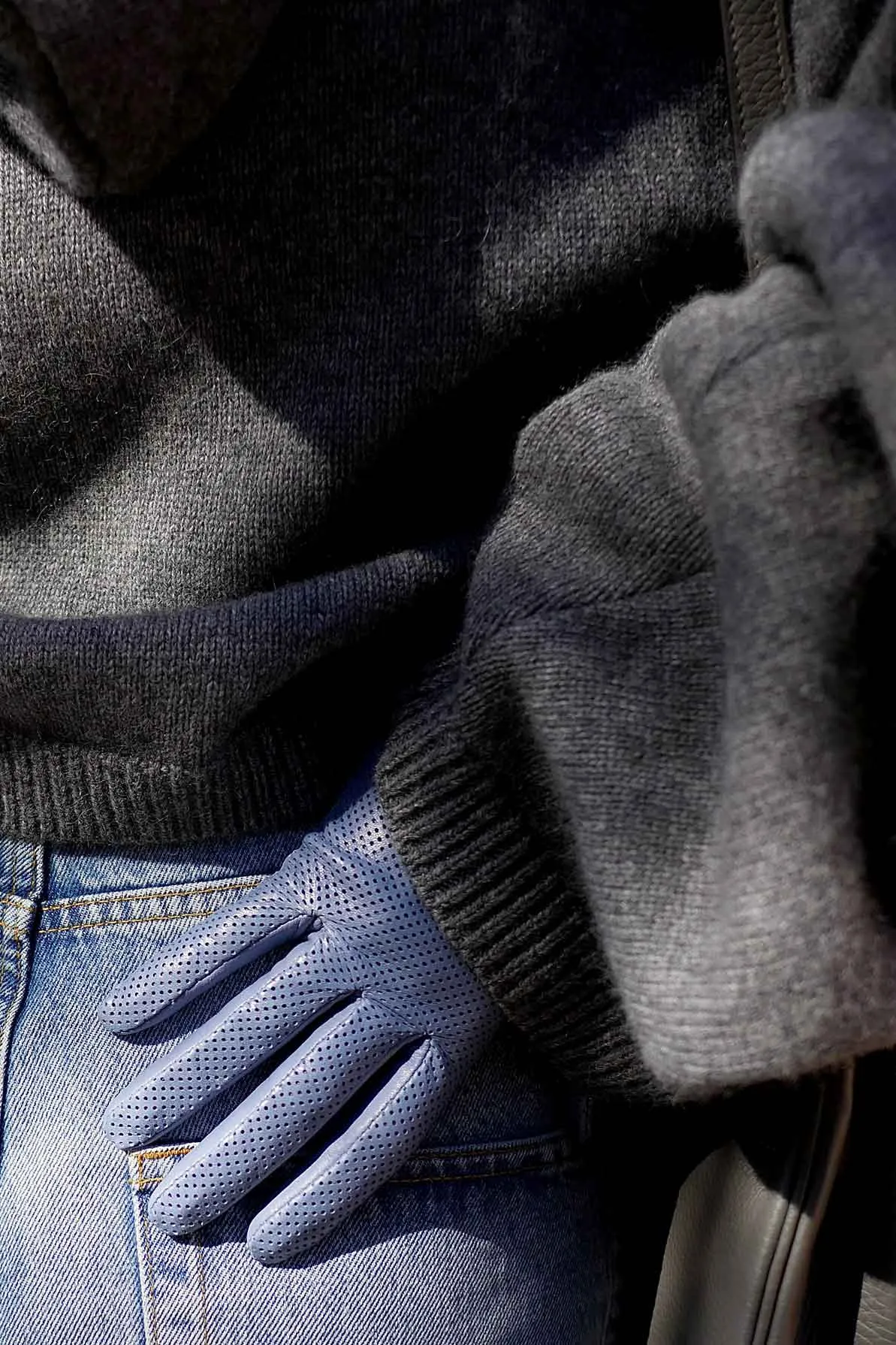 Statement Perforated Blue sold by Handsome Stockholm product image thumbnail 3