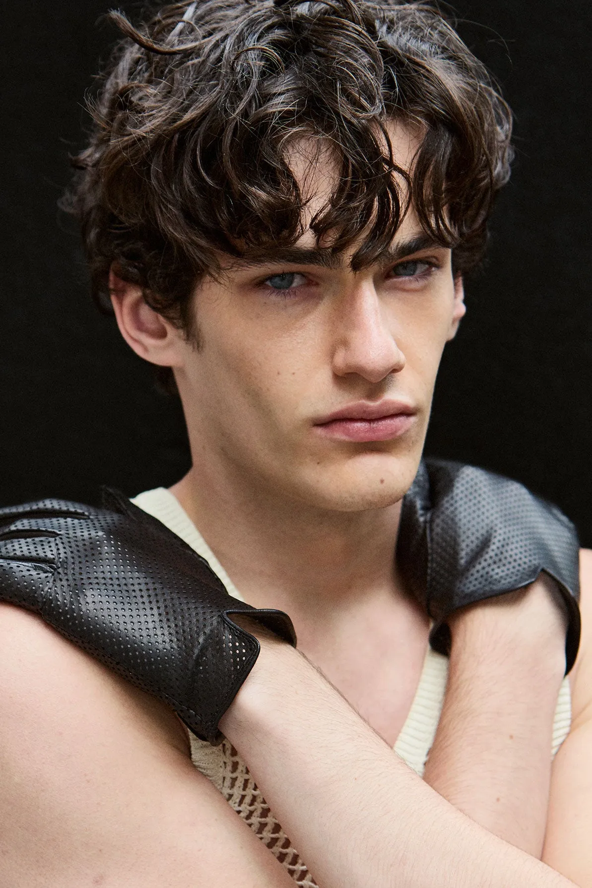 Statement Perforated Black - Men sold by Handsome Stockholm product image thumbnail 2