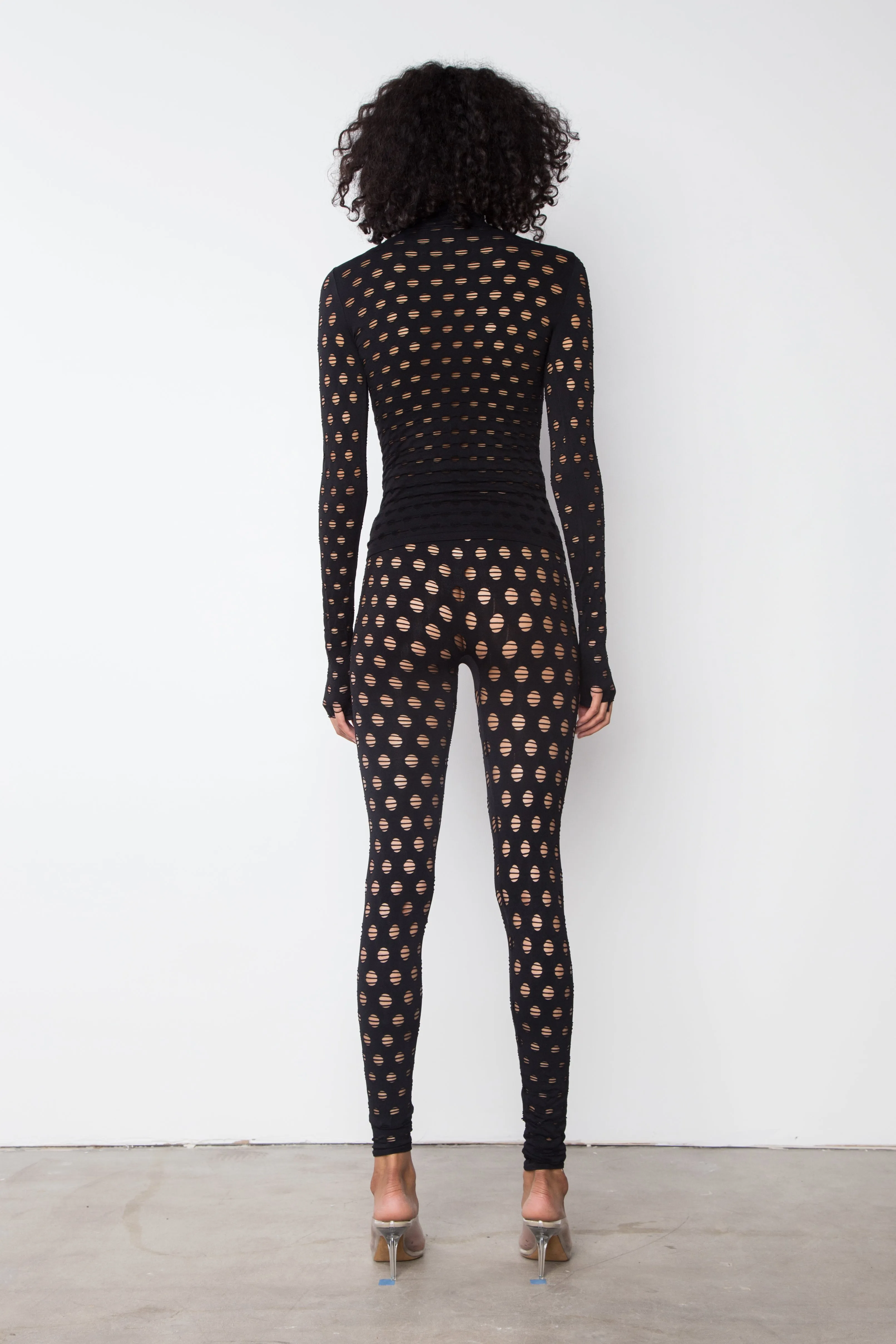 PERFORATED TURTLENECK sold by Maisie Wilen product image thumbnail 3