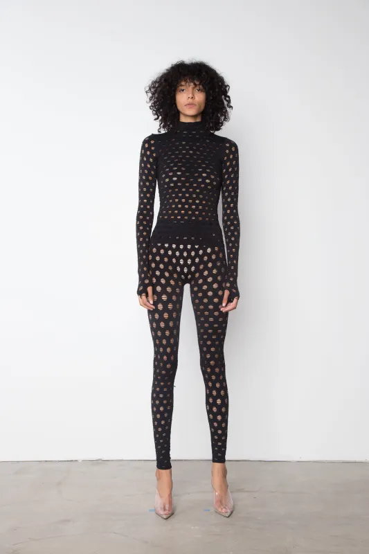 PERFORATED TURTLENECK made by Maisie Wilen