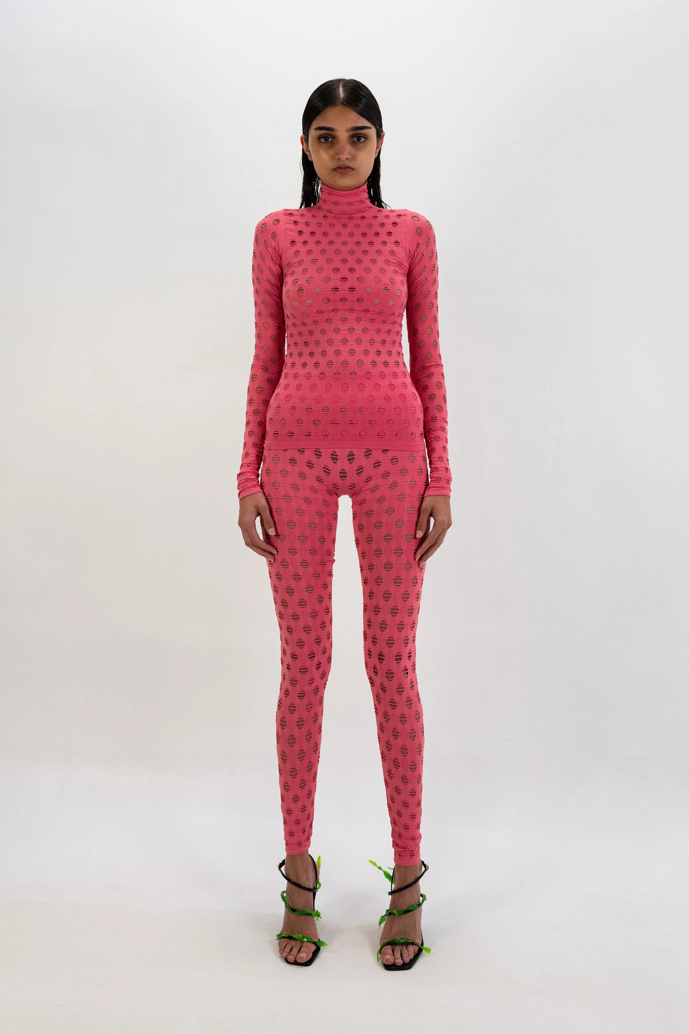 PERFORATED TURTLENECK sold by Maisie Wilen