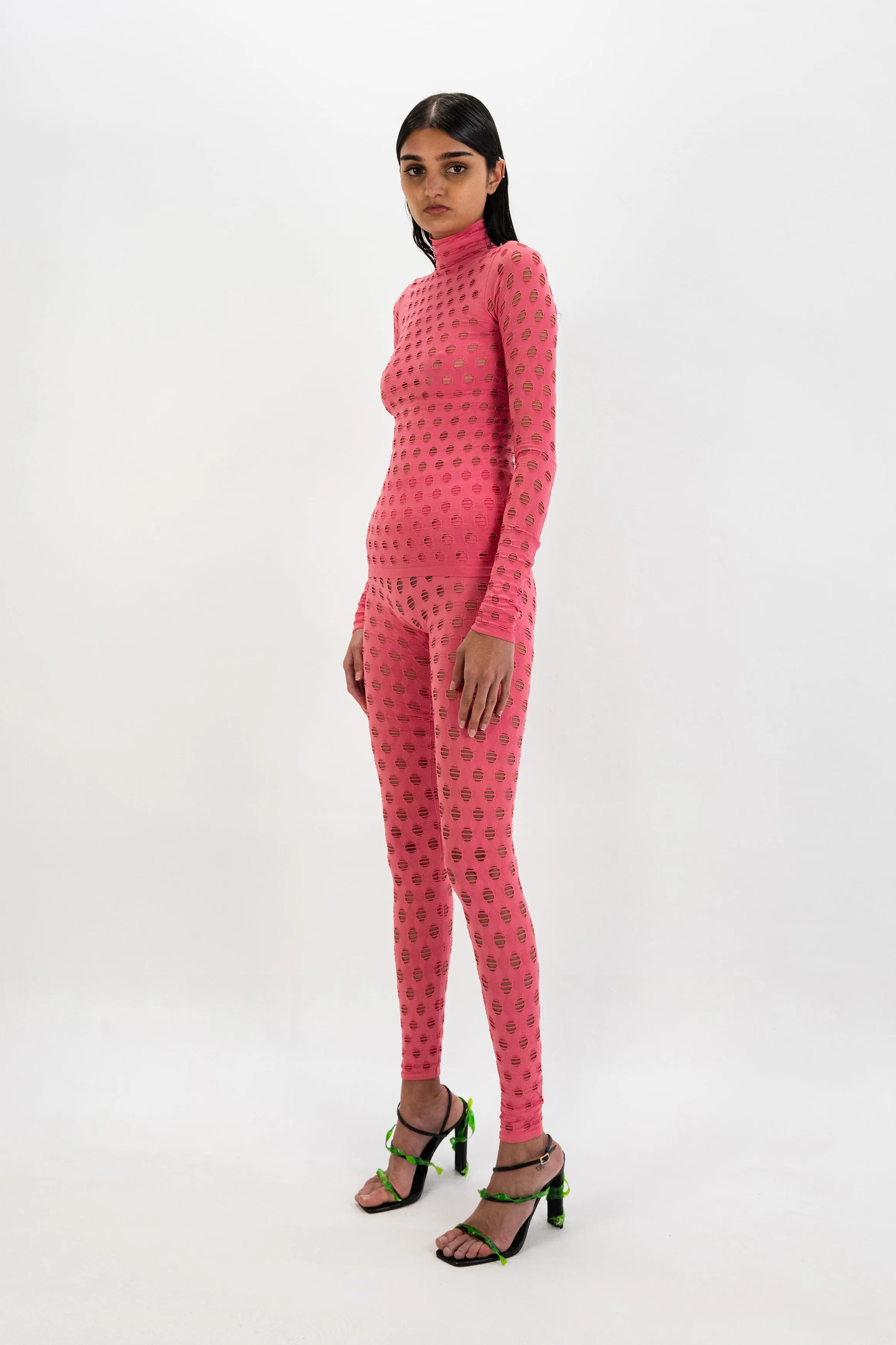 PERFORATED TURTLENECK sold by Maisie Wilen product image thumbnail 2