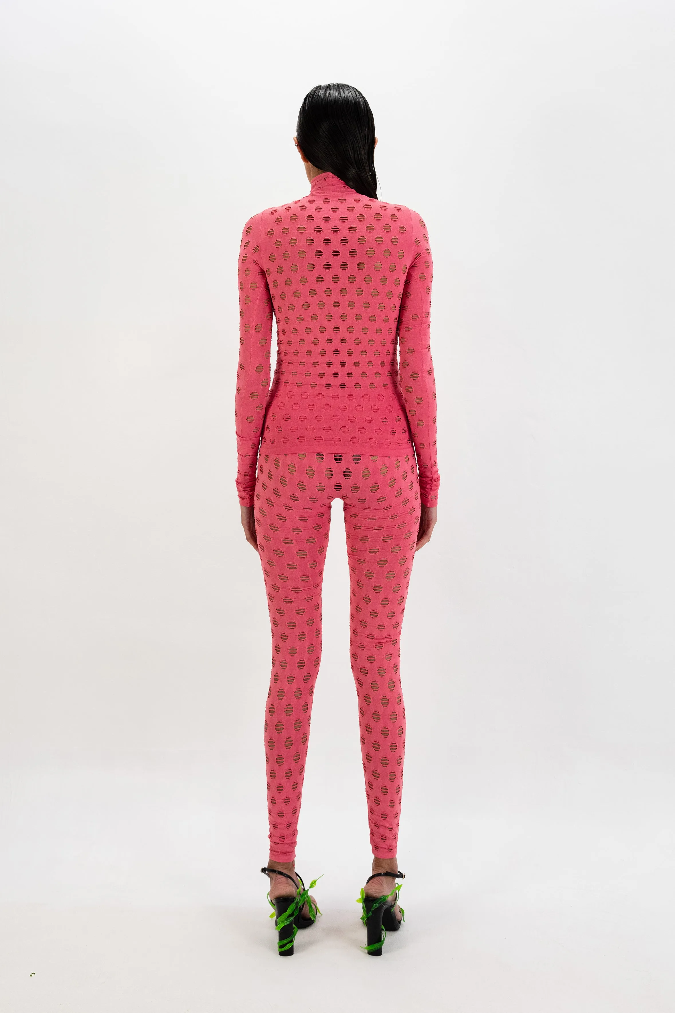 PERFORATED TURTLENECK sold by Maisie Wilen product image thumbnail 3