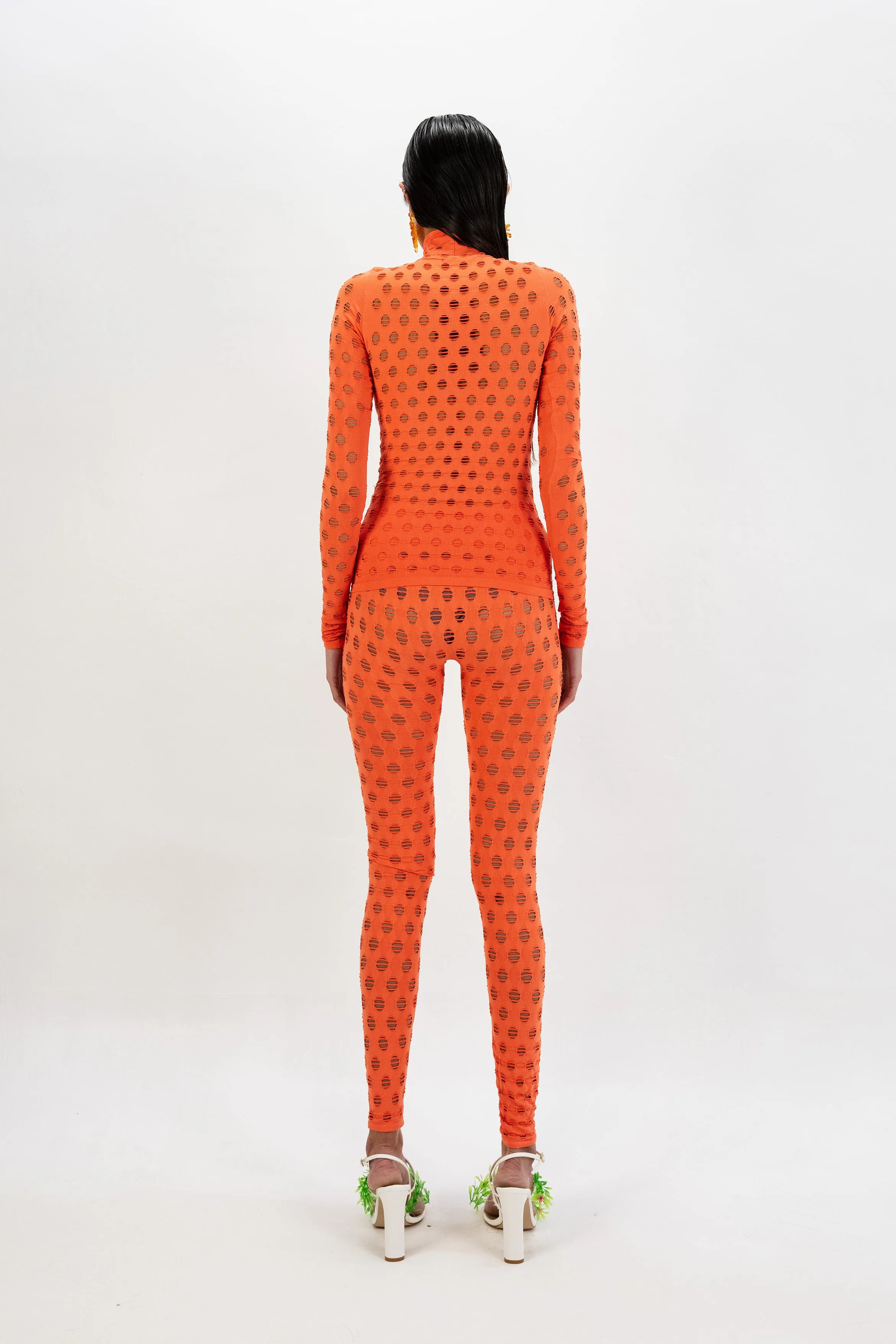 PERFORATED TURTLENECK sold by Maisie Wilen product image thumbnail 3