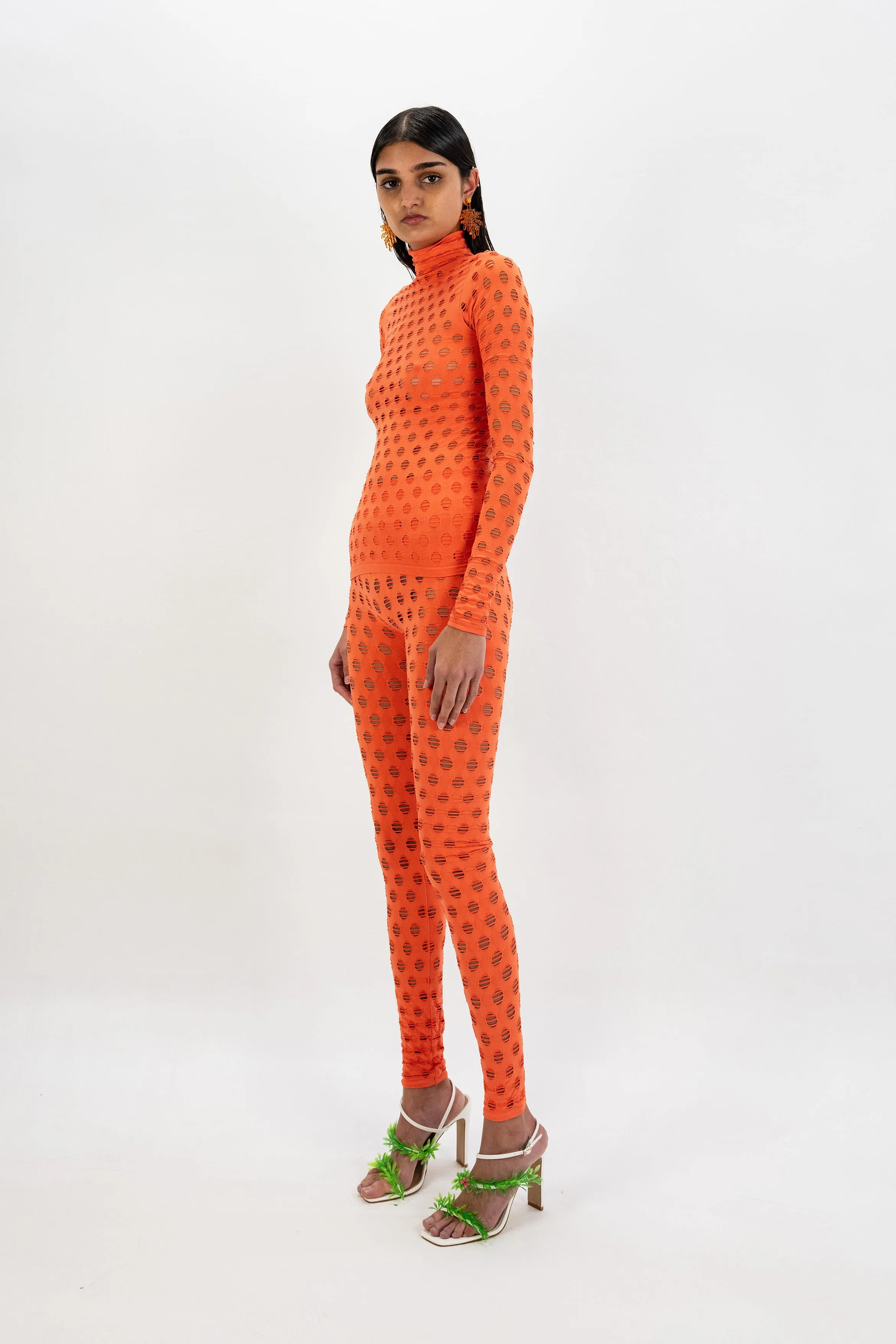 PERFORATED TURTLENECK sold by Maisie Wilen product image thumbnail 2