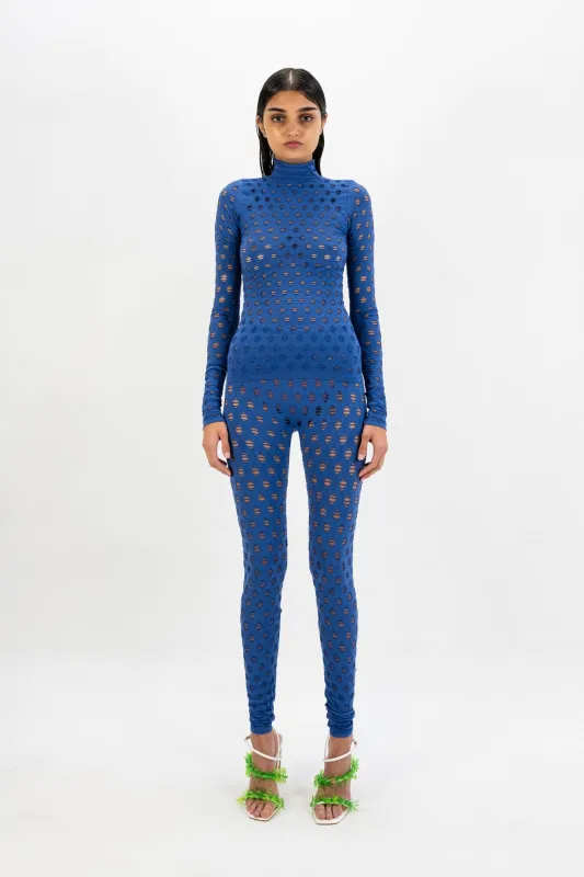 PERFORATED TURTLENECK made by Maisie Wilen
