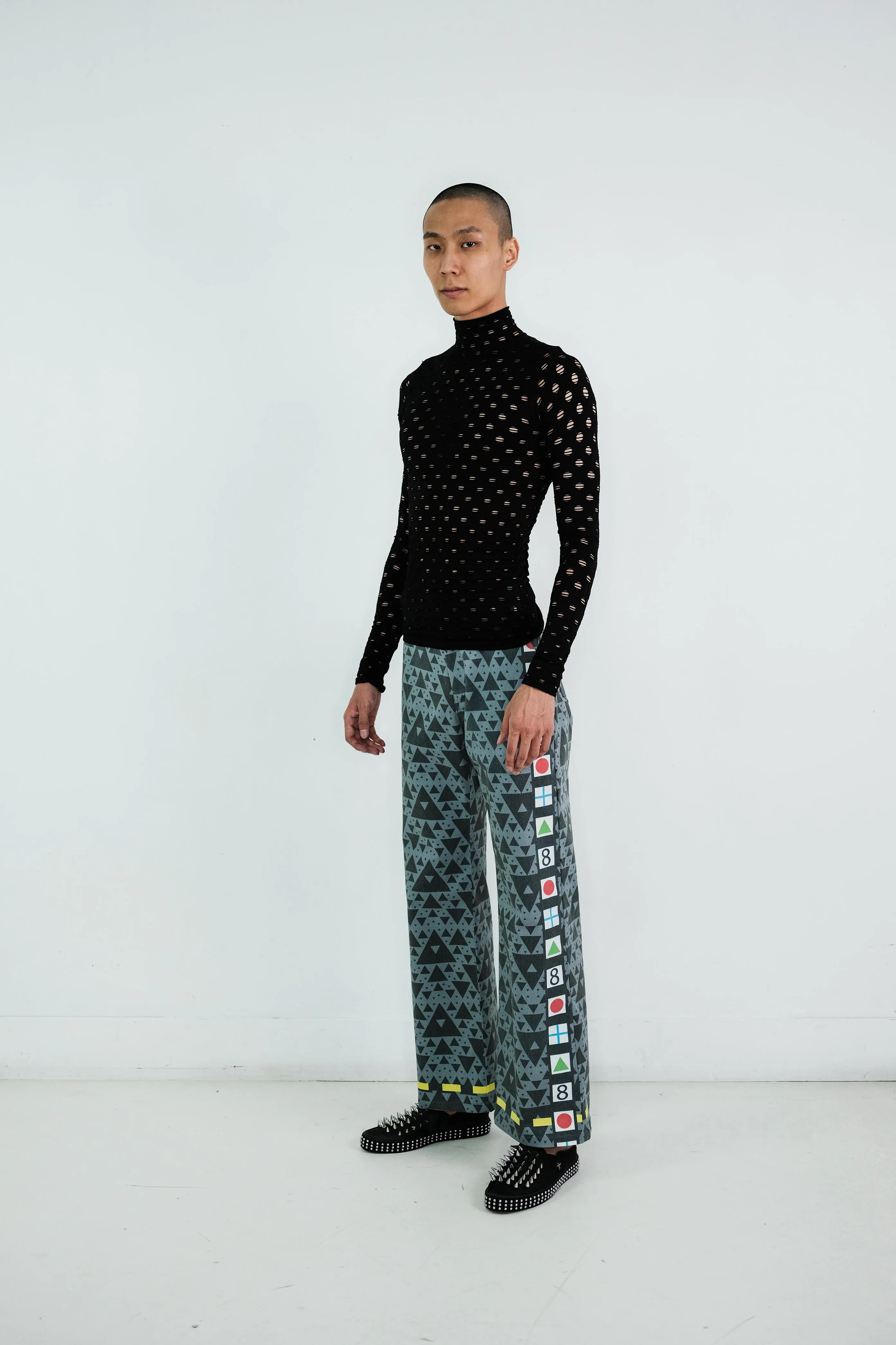 PERFORATED TURTLENECK sold by Maisie Wilen product image thumbnail 2