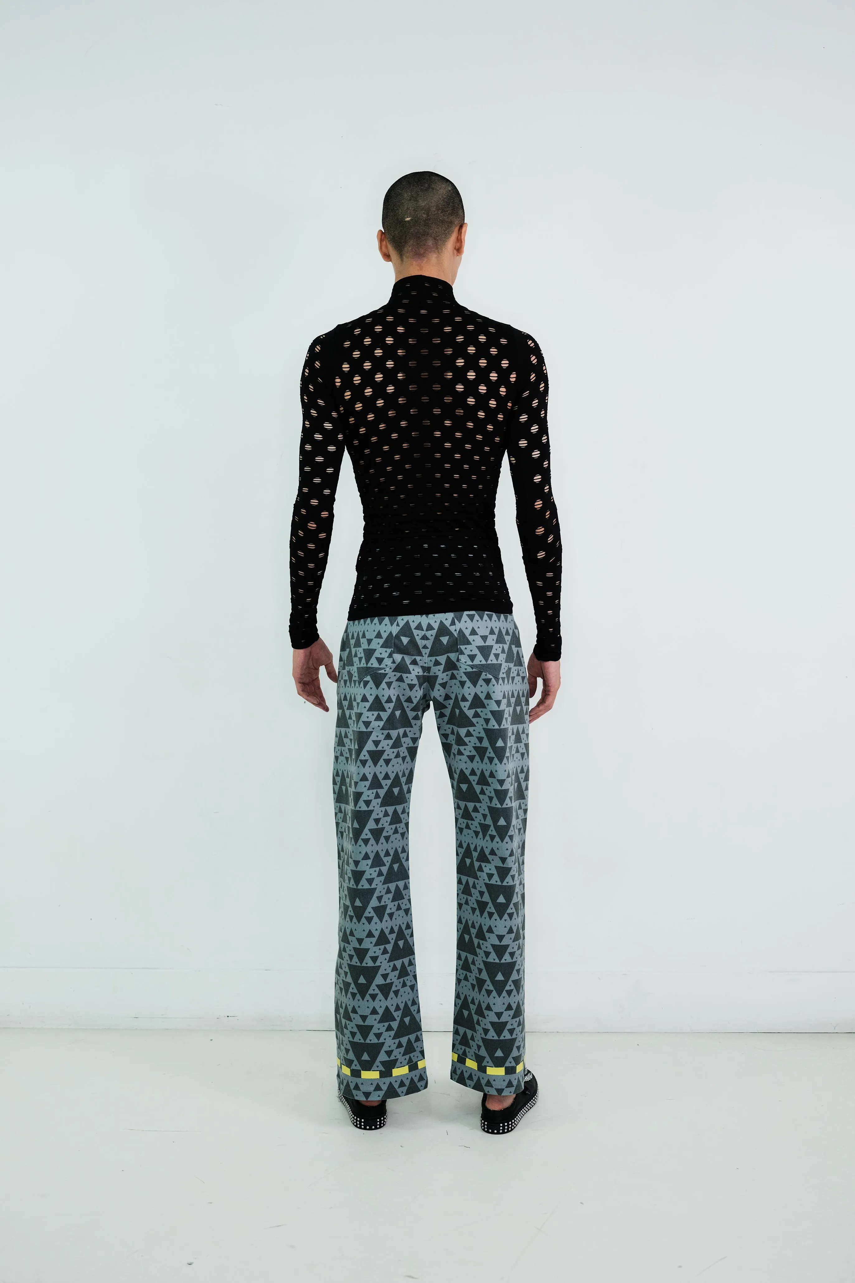 PERFORATED TURTLENECK sold by Maisie Wilen product image thumbnail 3