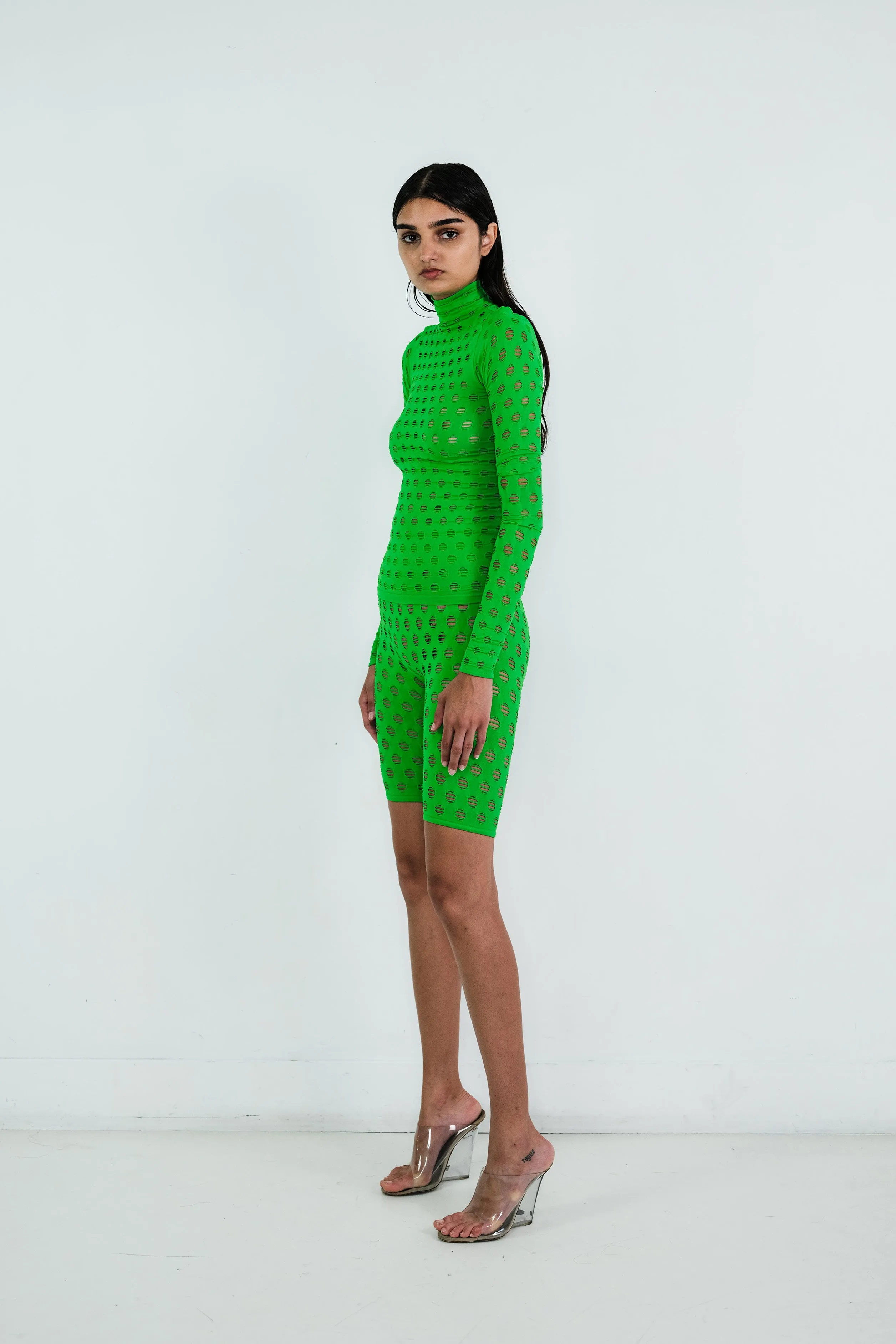 PERFORATED TURTLENECK sold by Maisie Wilen product image thumbnail 2