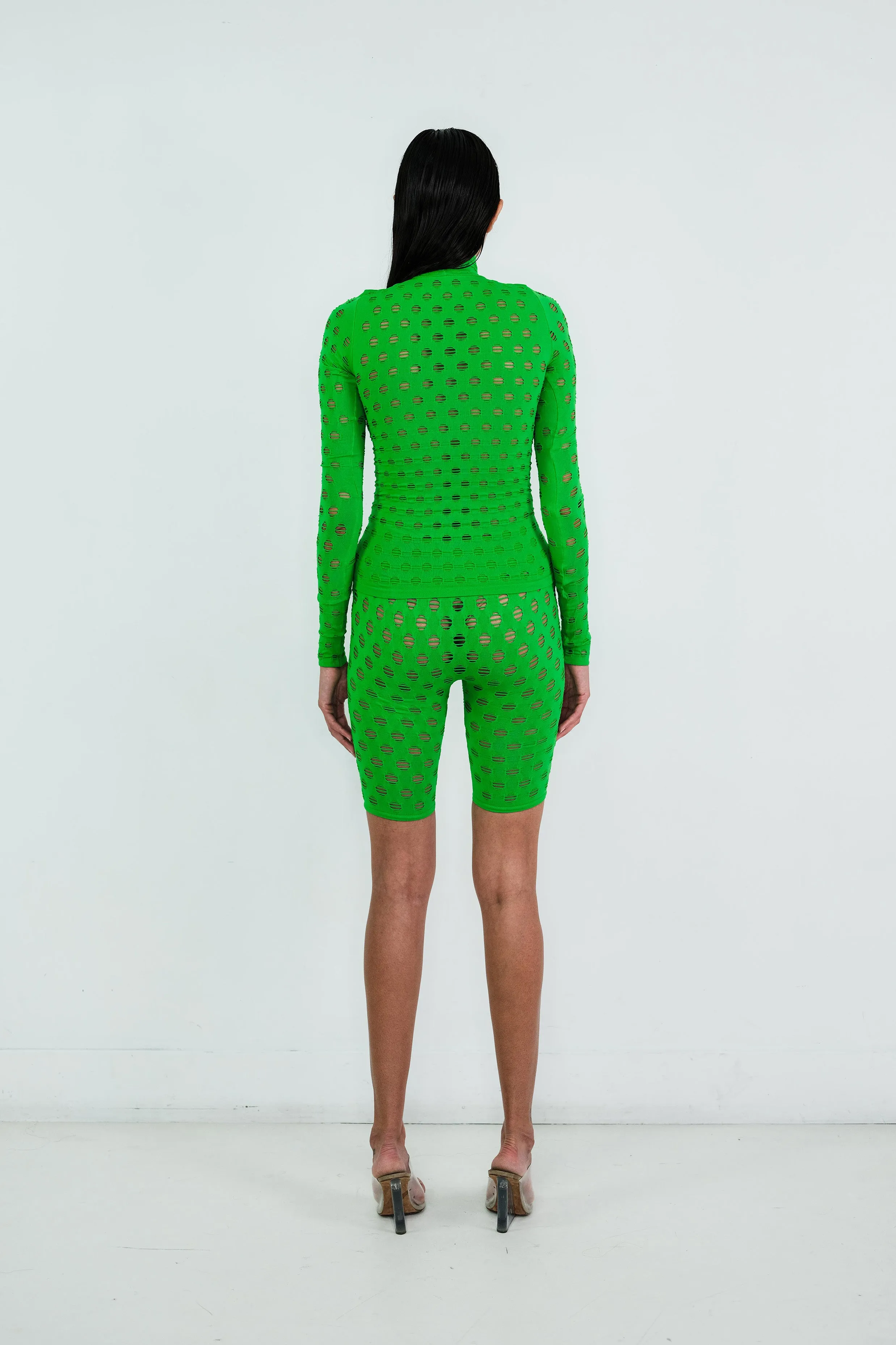 PERFORATED TURTLENECK sold by Maisie Wilen product image thumbnail 3