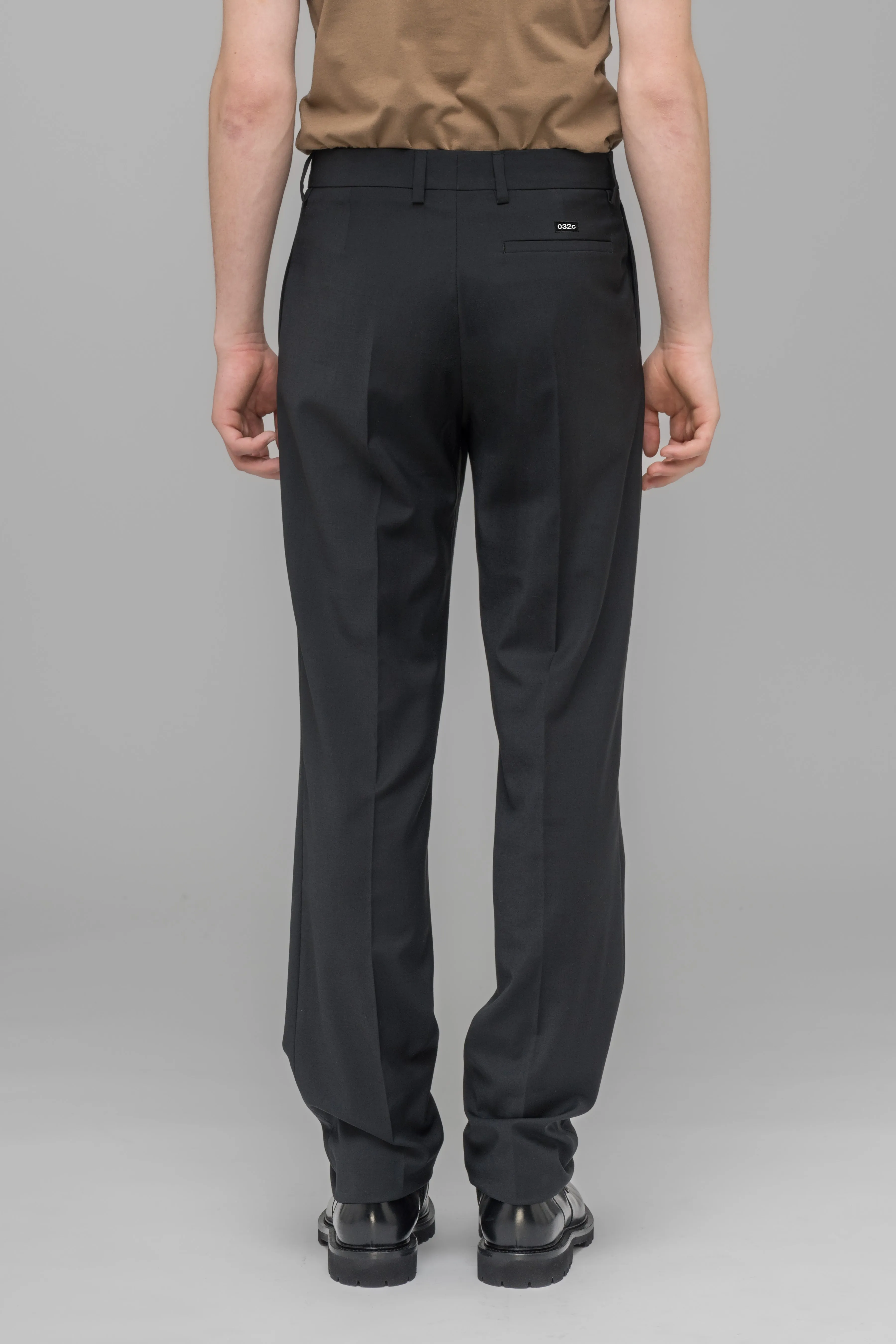 "032c OFFICE ATTIRE" STRAIGHT LEG SUIT PANTS sold by 032c product image thumbnail 4