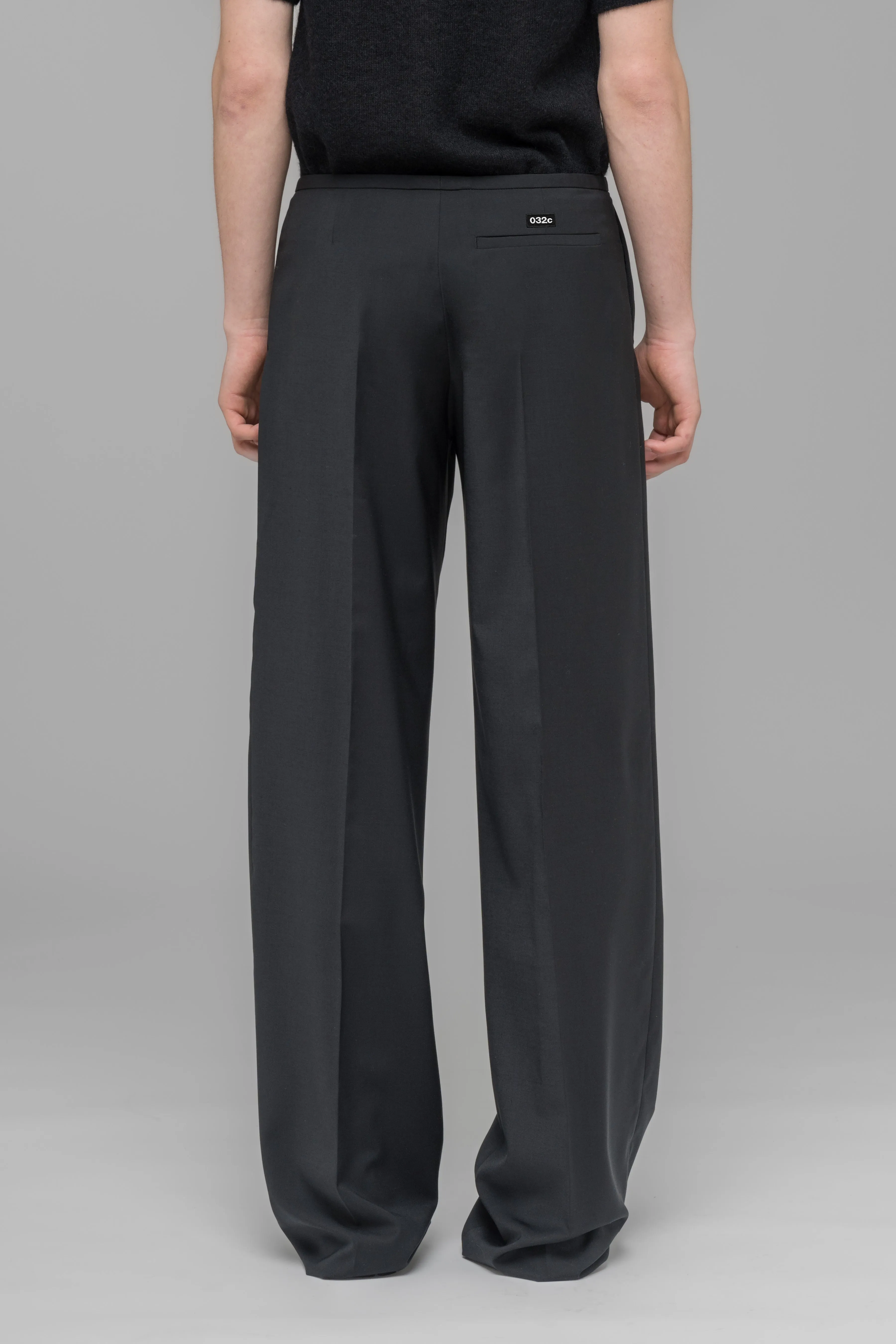 "032c OFFICE ATTIRE" WIDE LEG SUIT PANTS sold by 032c product image thumbnail 4
