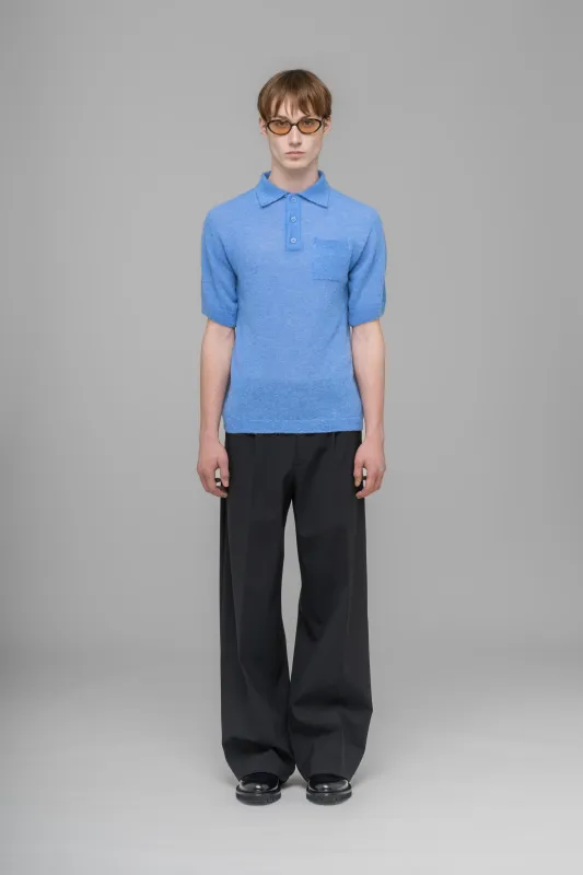 "SCHEDULED SEX" FLUFFY POLO made by 032c