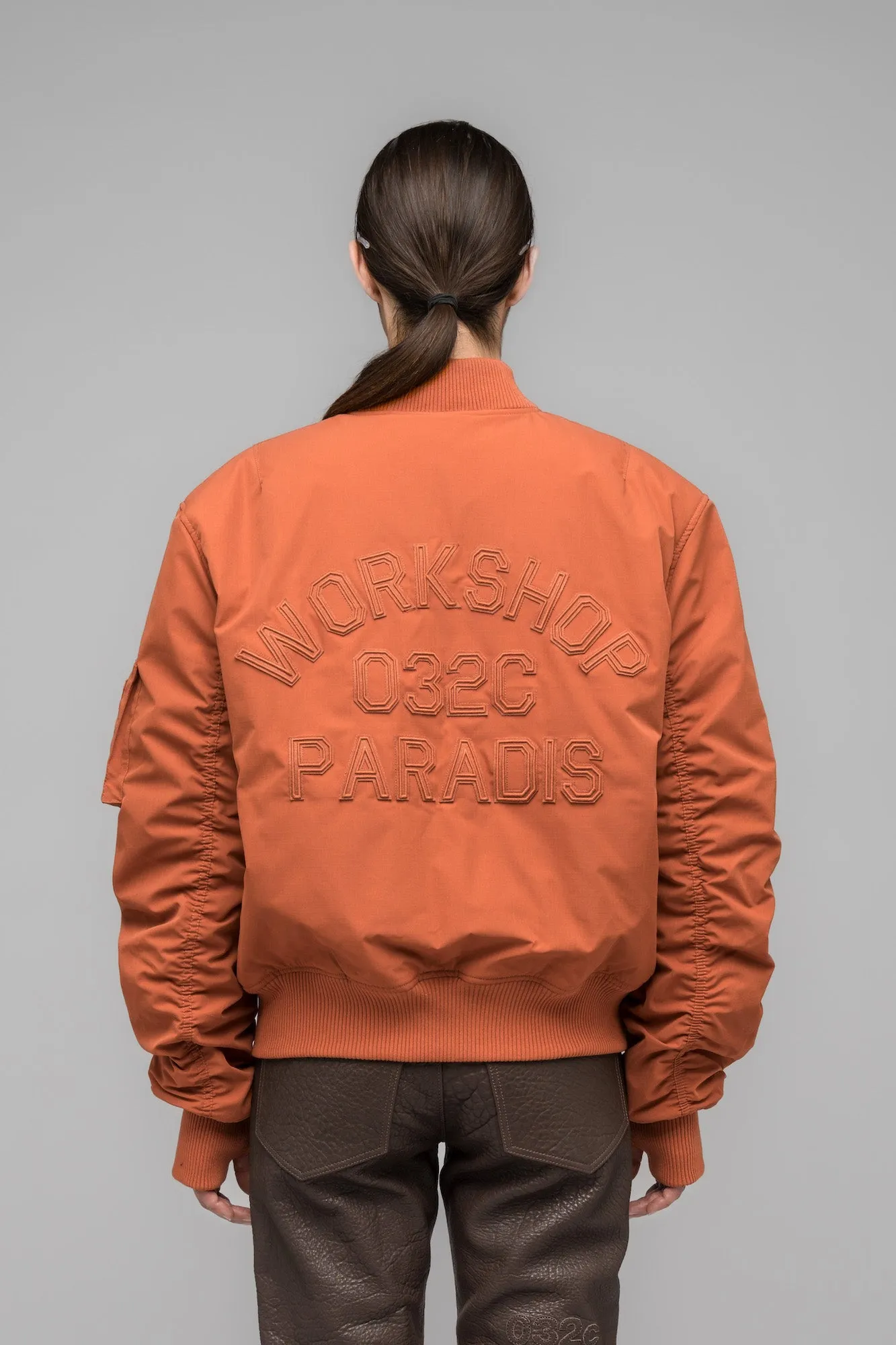 "COLLEGE" CLASSIC BOMBER JACKET sold by 032c product image thumbnail 4
