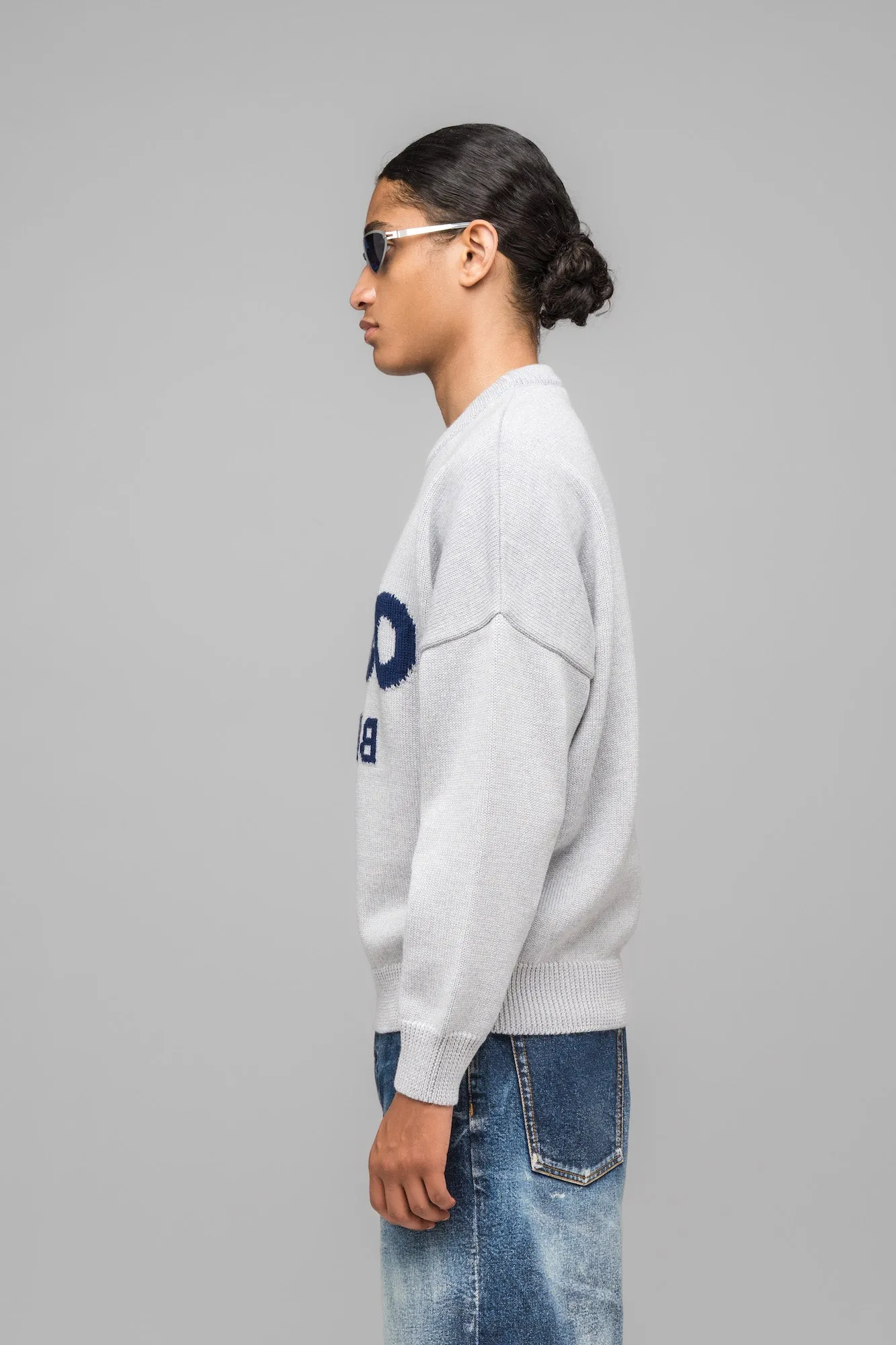 SELFIE SWEATER GREY MELANGE sold by 032c product image thumbnail 3
