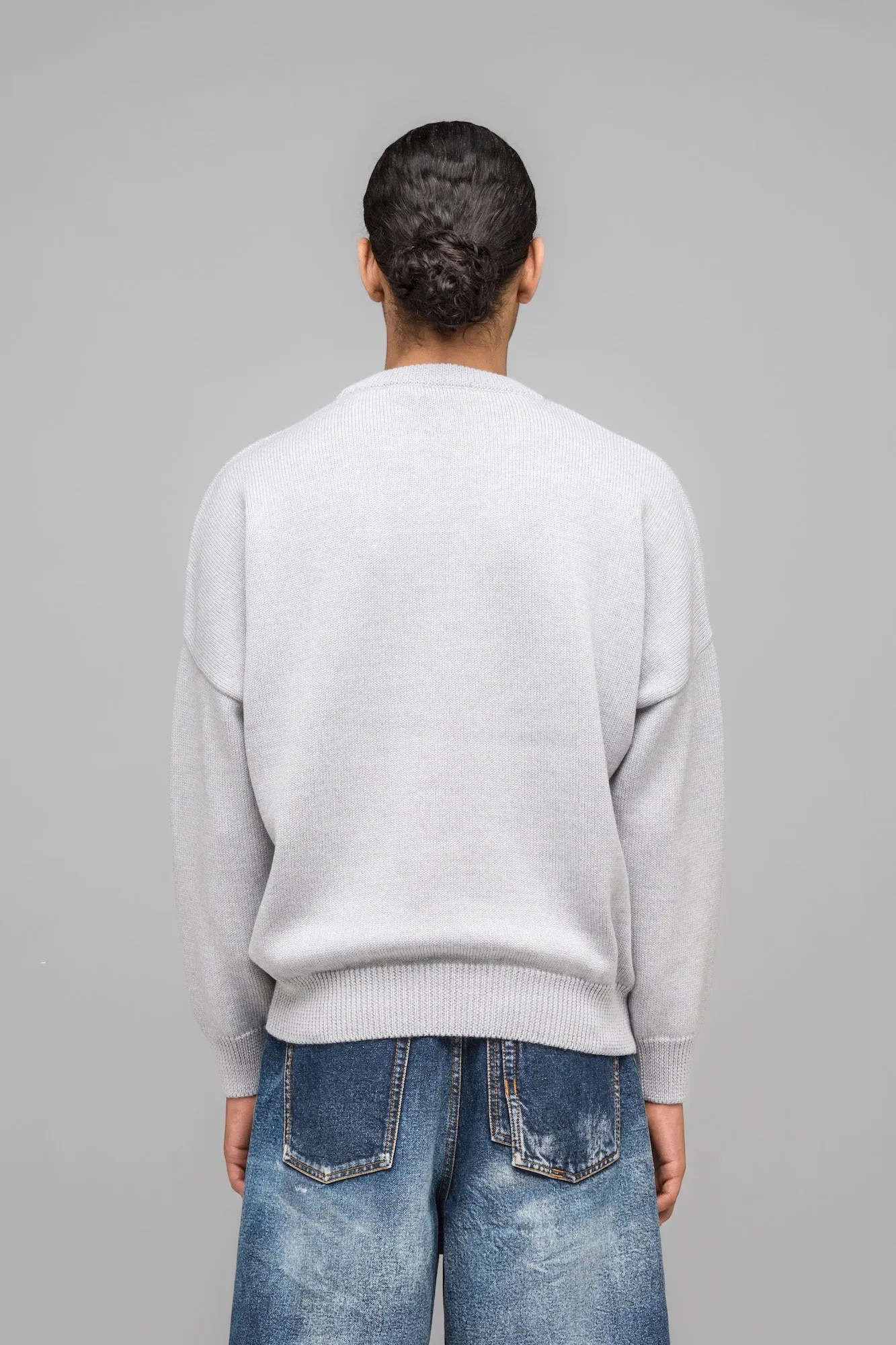 SELFIE SWEATER GREY MELANGE sold by 032c product image thumbnail 4