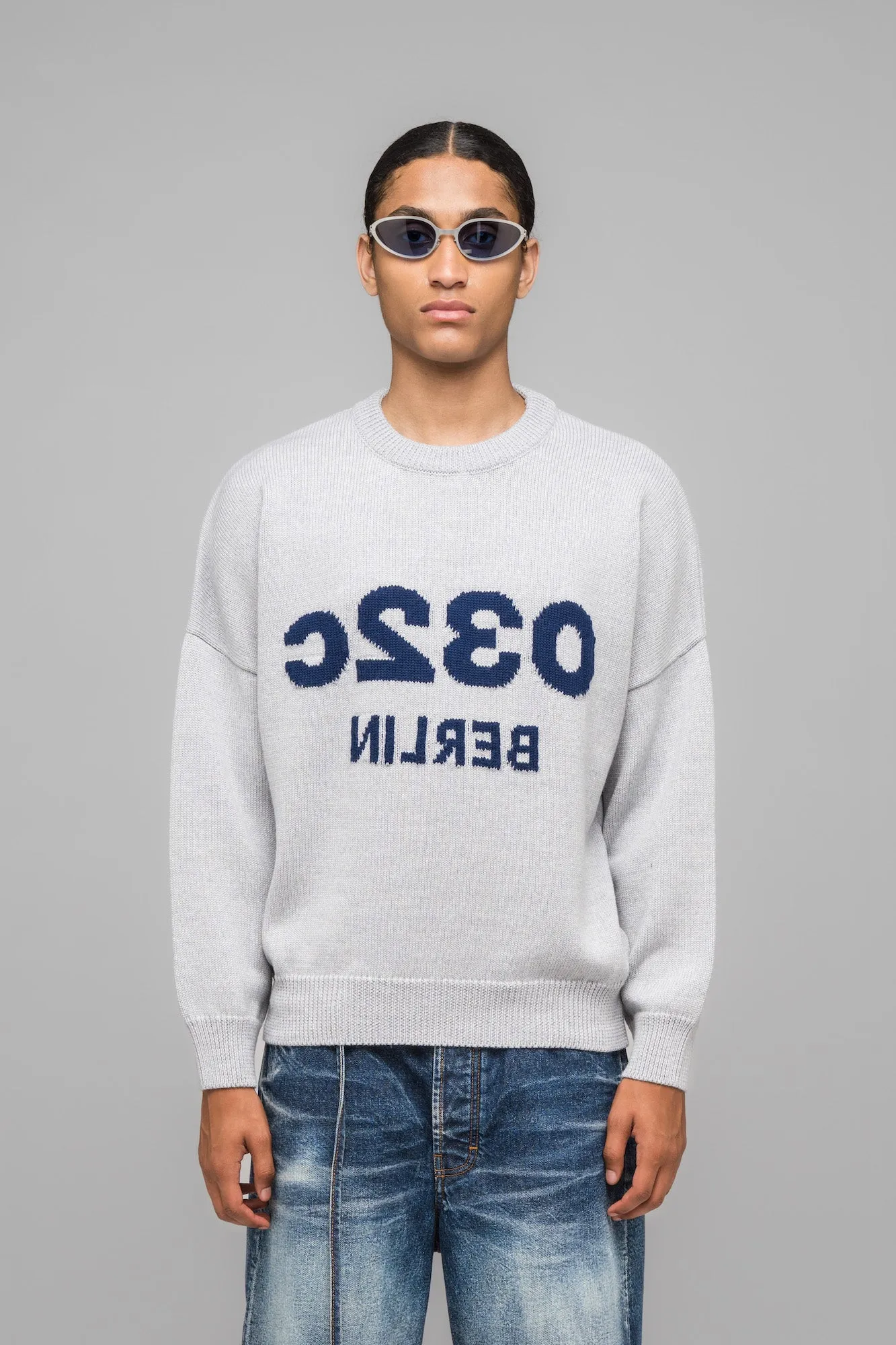 SELFIE SWEATER GREY MELANGE sold by 032c product image thumbnail 2