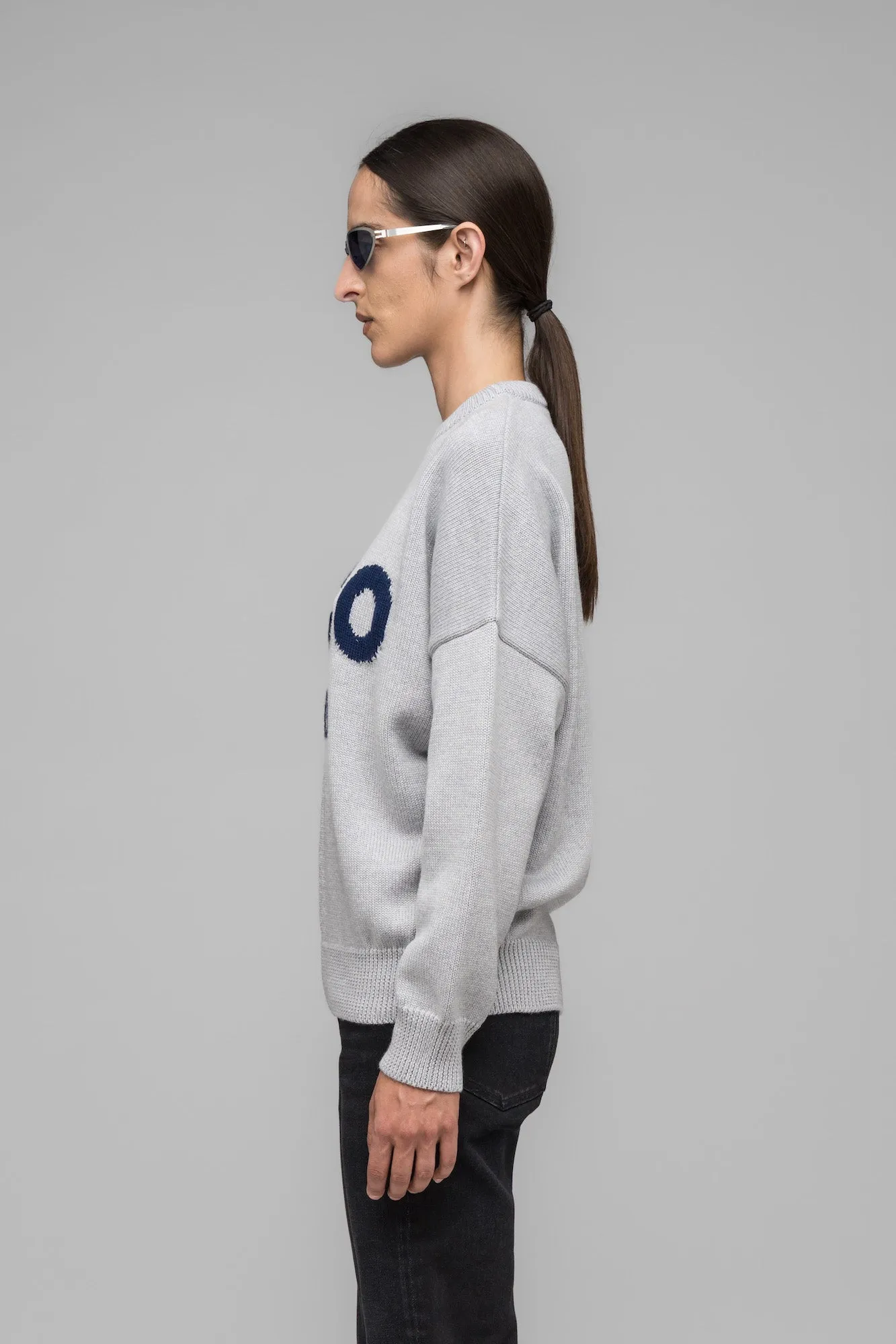 SELFIE SWEATER GREY MELANGE sold by 032c product image thumbnail 3