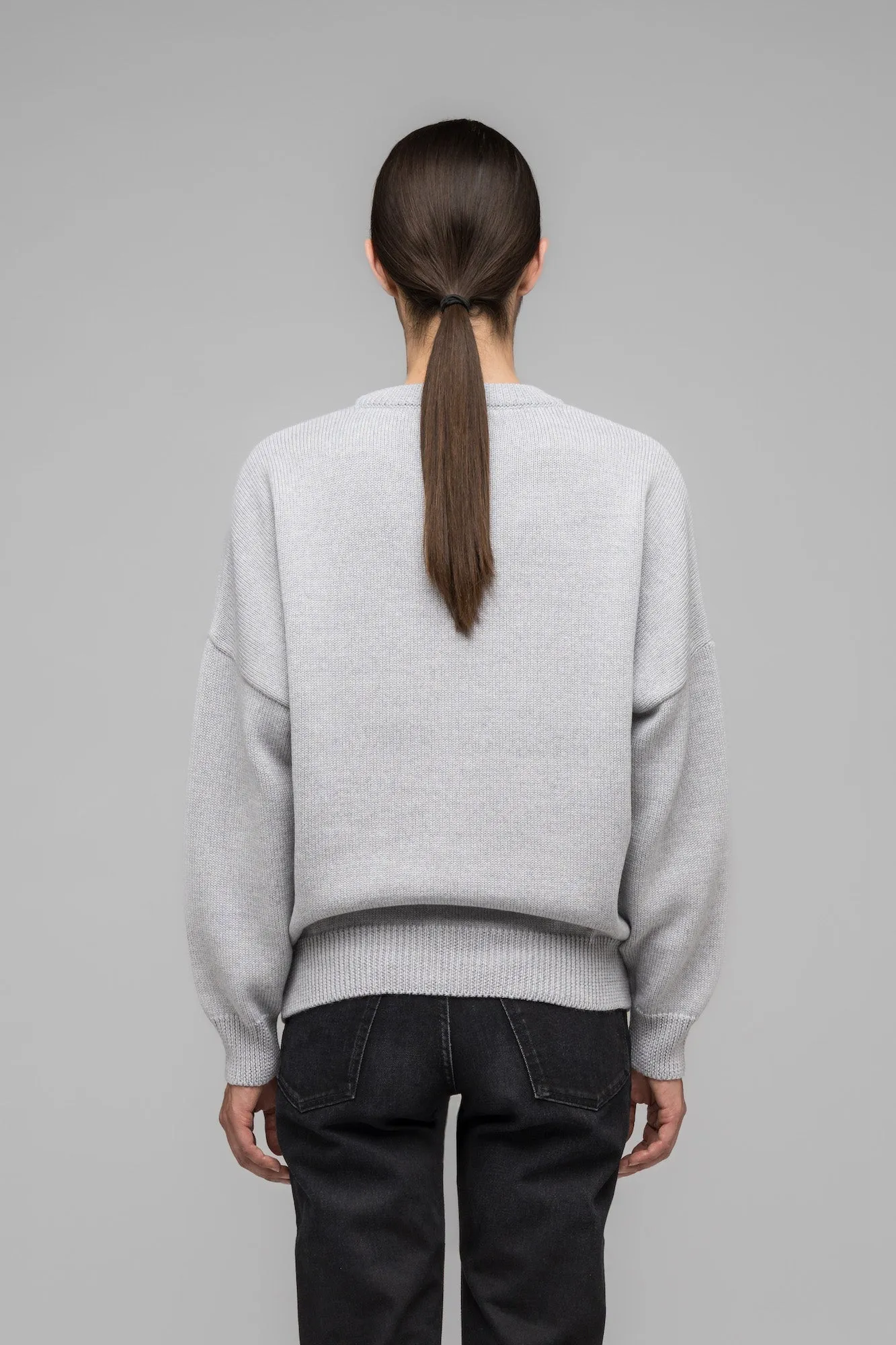 SELFIE SWEATER GREY MELANGE sold by 032c product image thumbnail 4