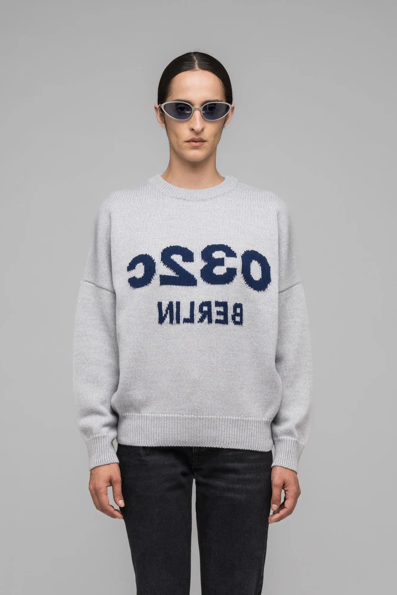 SELFIE SWEATER GREY MELANGE sold by 032c product image thumbnail 2