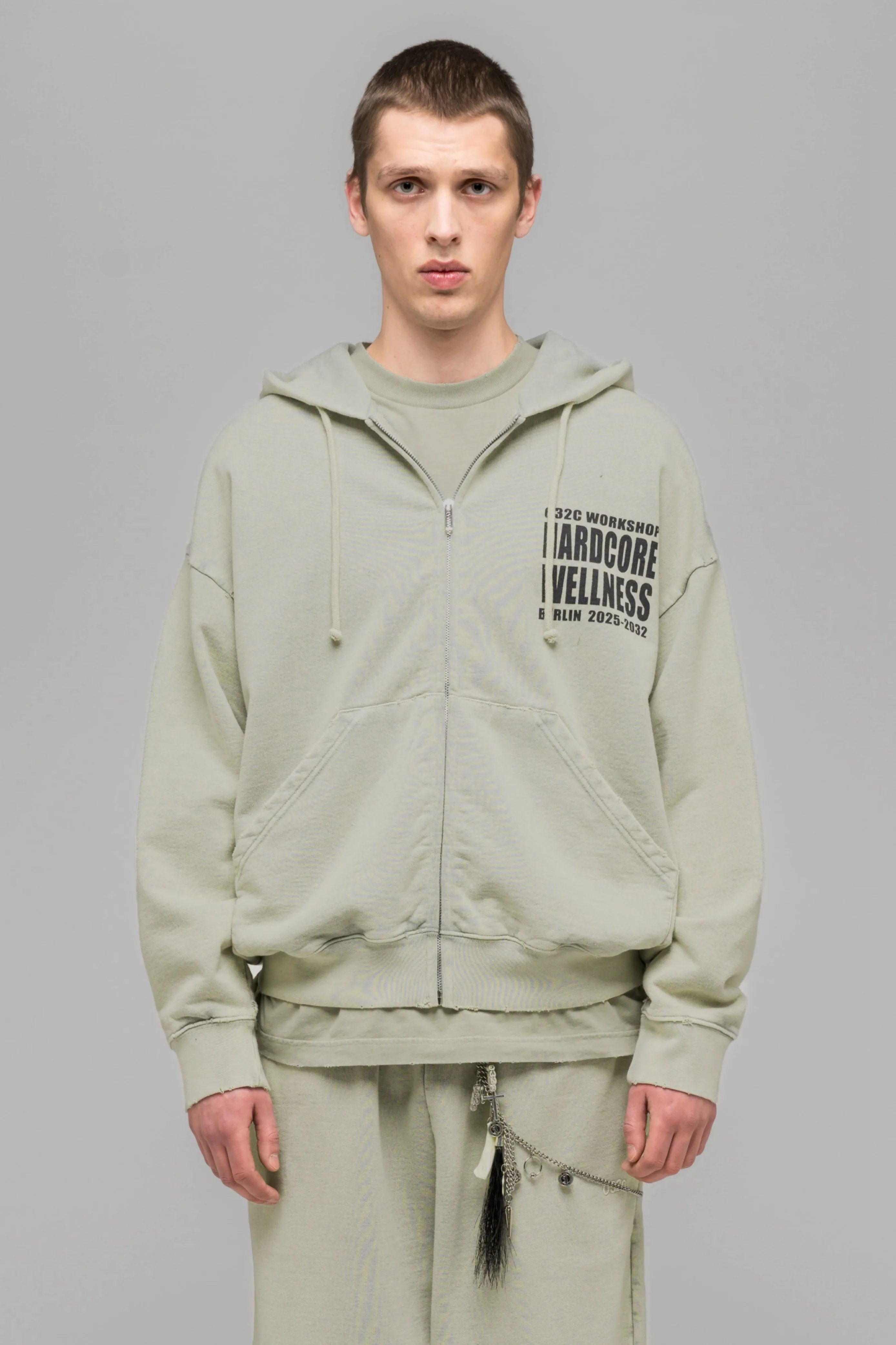 ZIP-UP "HARDCORE WELLNESS" sold by 032c product image thumbnail 5