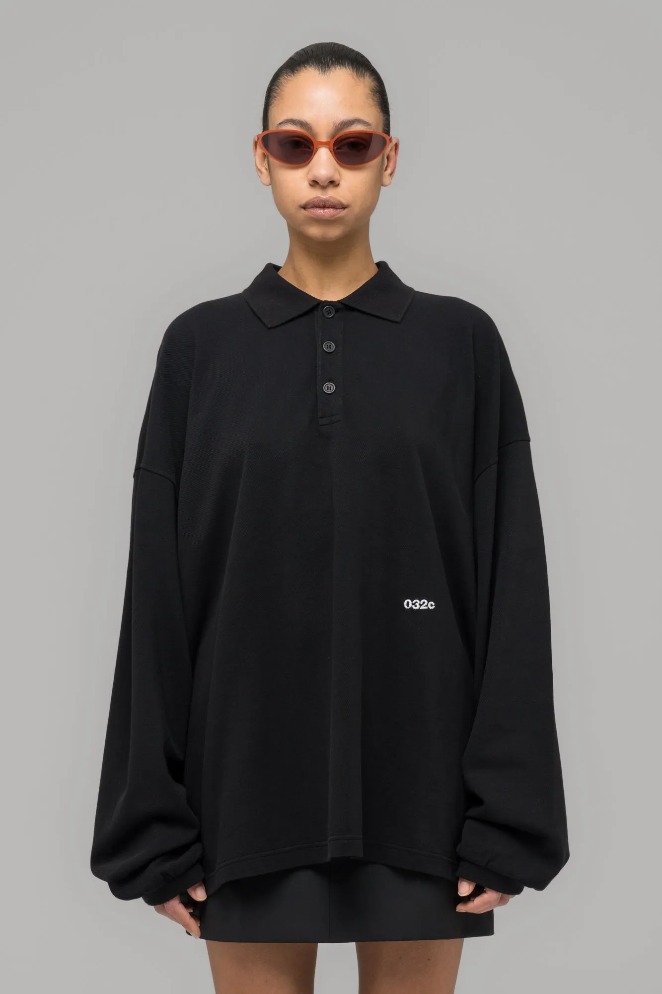 "SPEED DEVIL" LS POLO SHIRT sold by 032c product image thumbnail 2