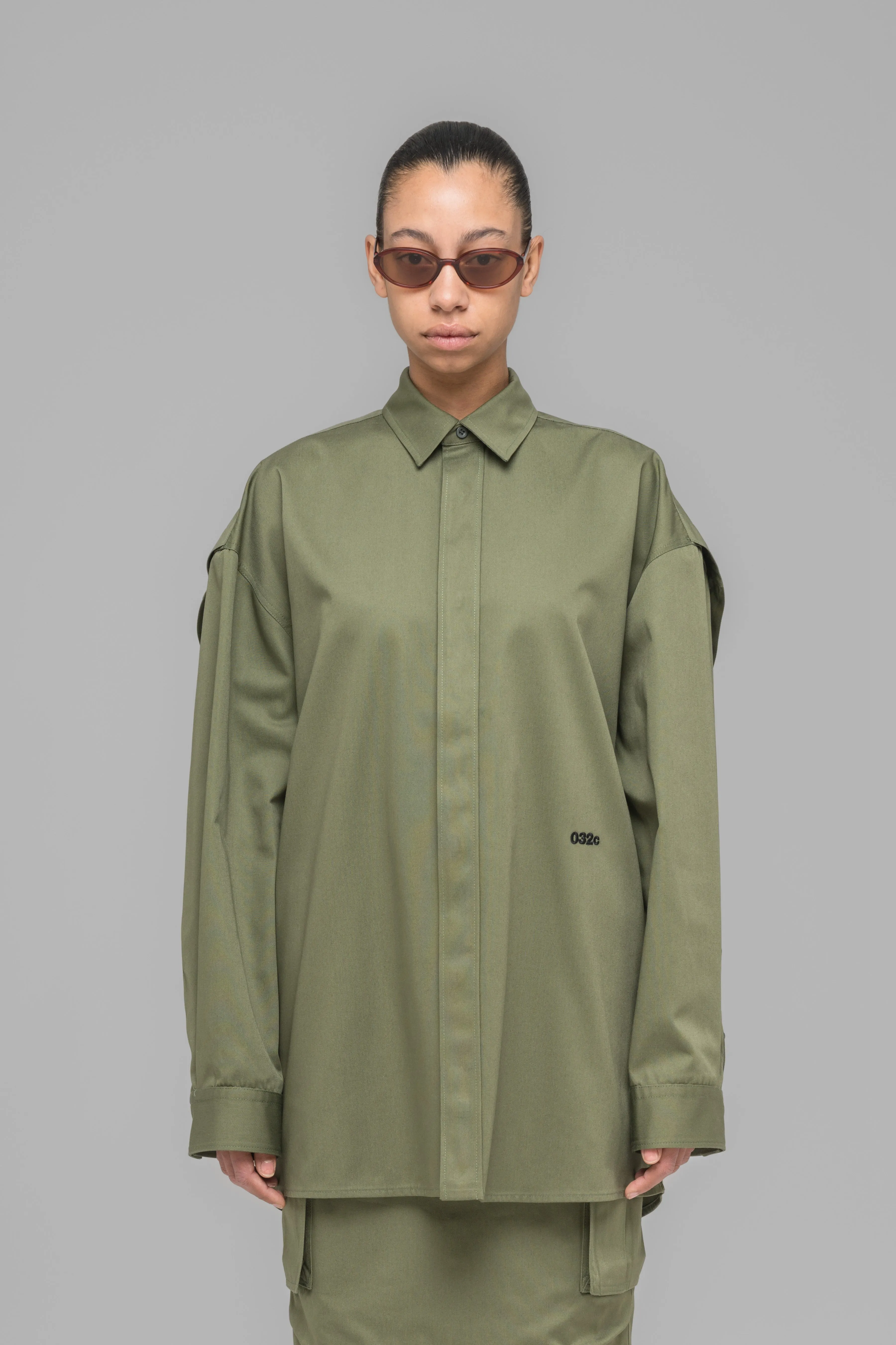 "STEAMING OPTIONAL" OVERSIZED SHIRT sold by 032c product image thumbnail 2