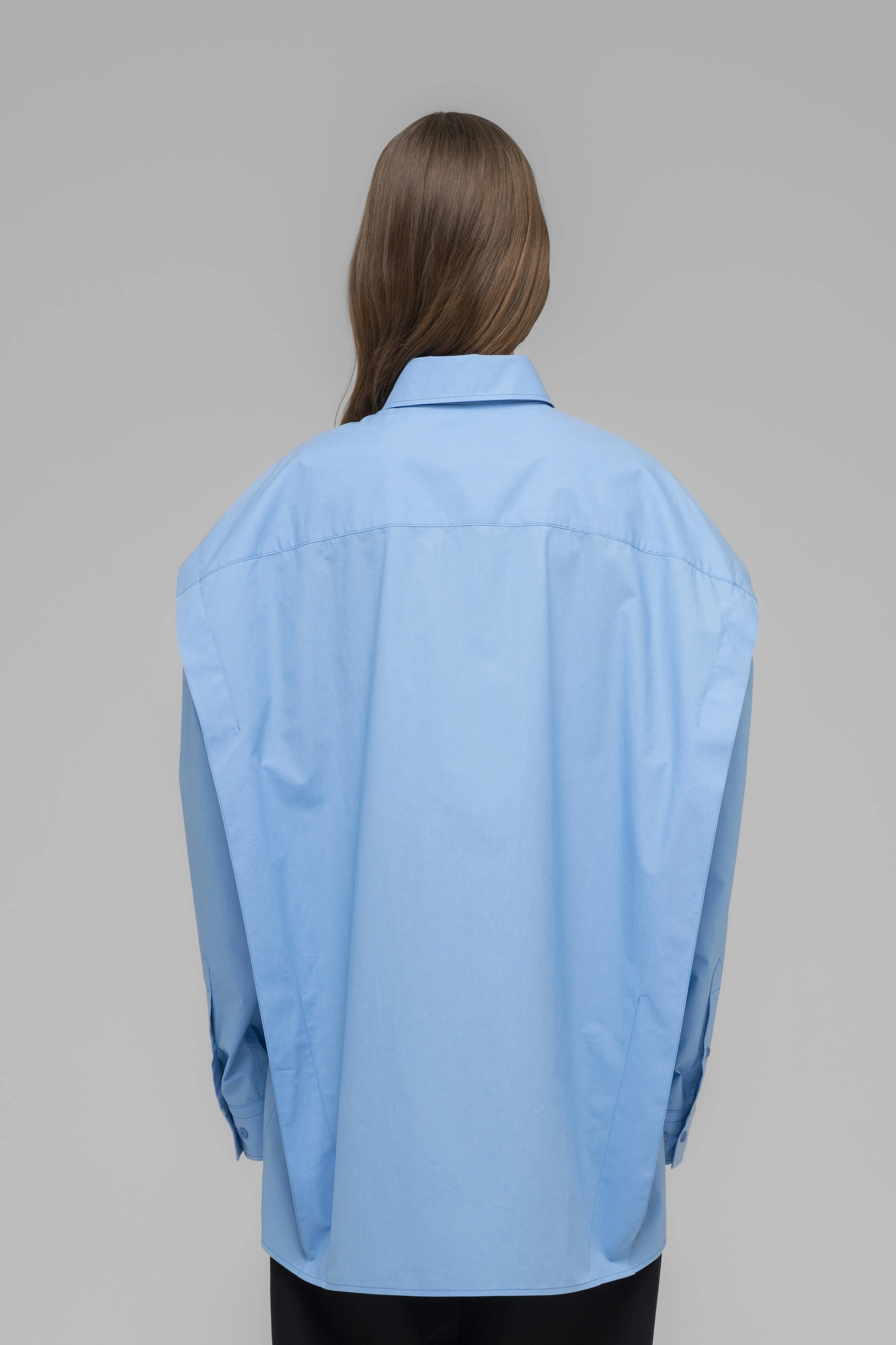 "PLEASE STEAM" OVERSIZED SHIRT sold by 032c product image thumbnail 4
