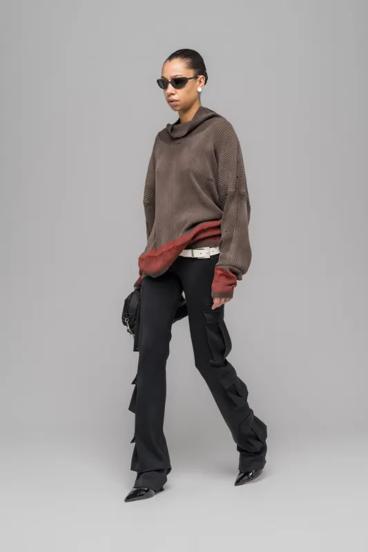 "TRAILER" KNIT TURTLENECK made by 032c