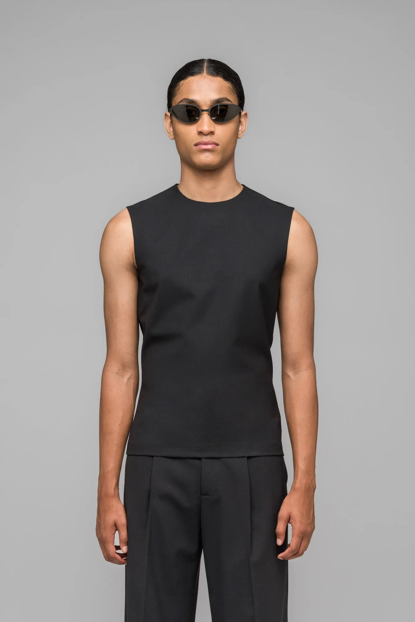 "032c OFFICE ATTIRE" CROPPED SUIT SHELL sold by 032c product image thumbnail 2