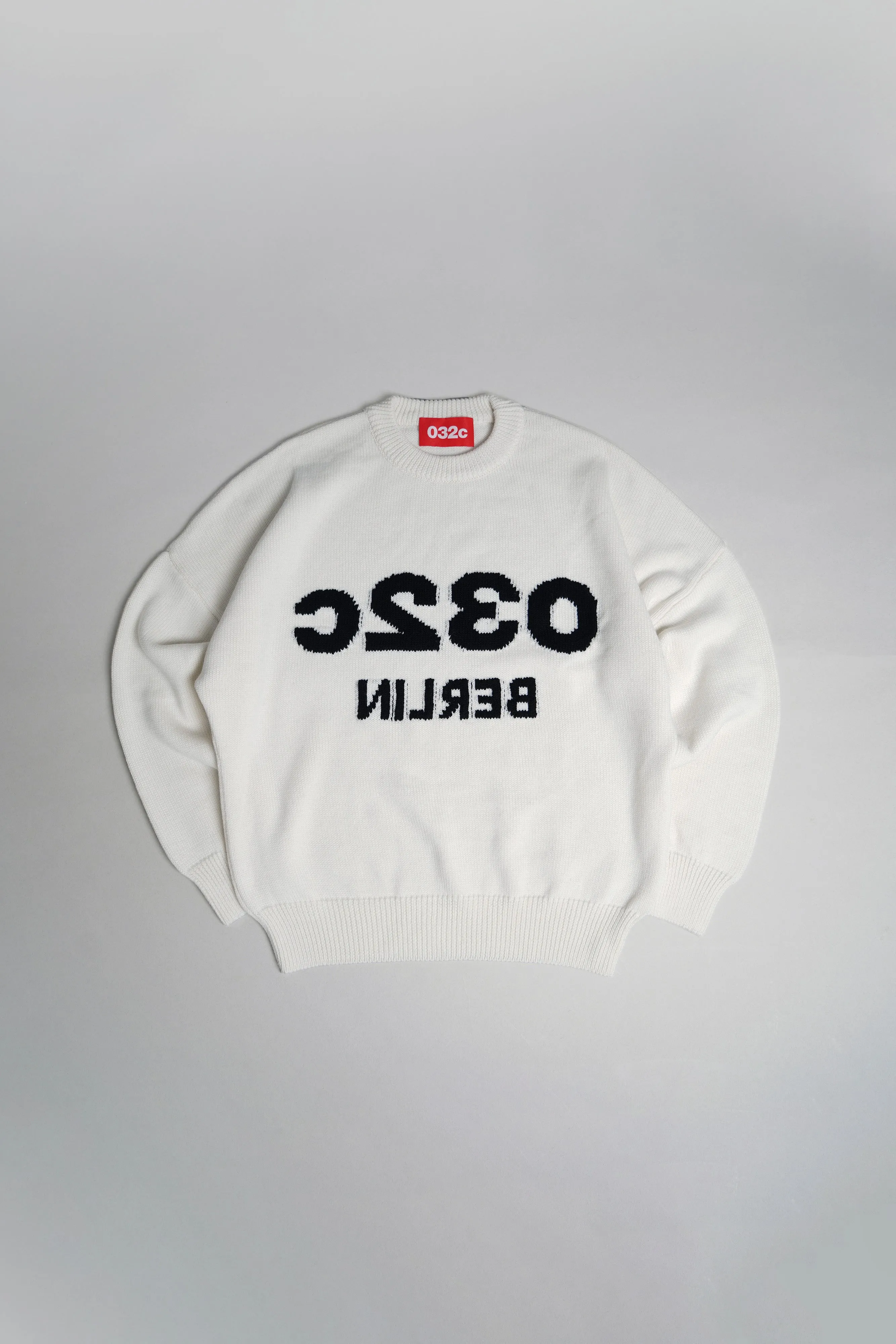 "SELFIE" SWEATER WHITE/BLACK sold by 032c product image thumbnail 2