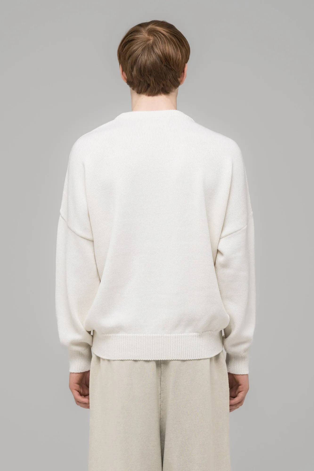 "SELFIE" SWEATER WHITE/BLACK sold by 032c product image thumbnail 5