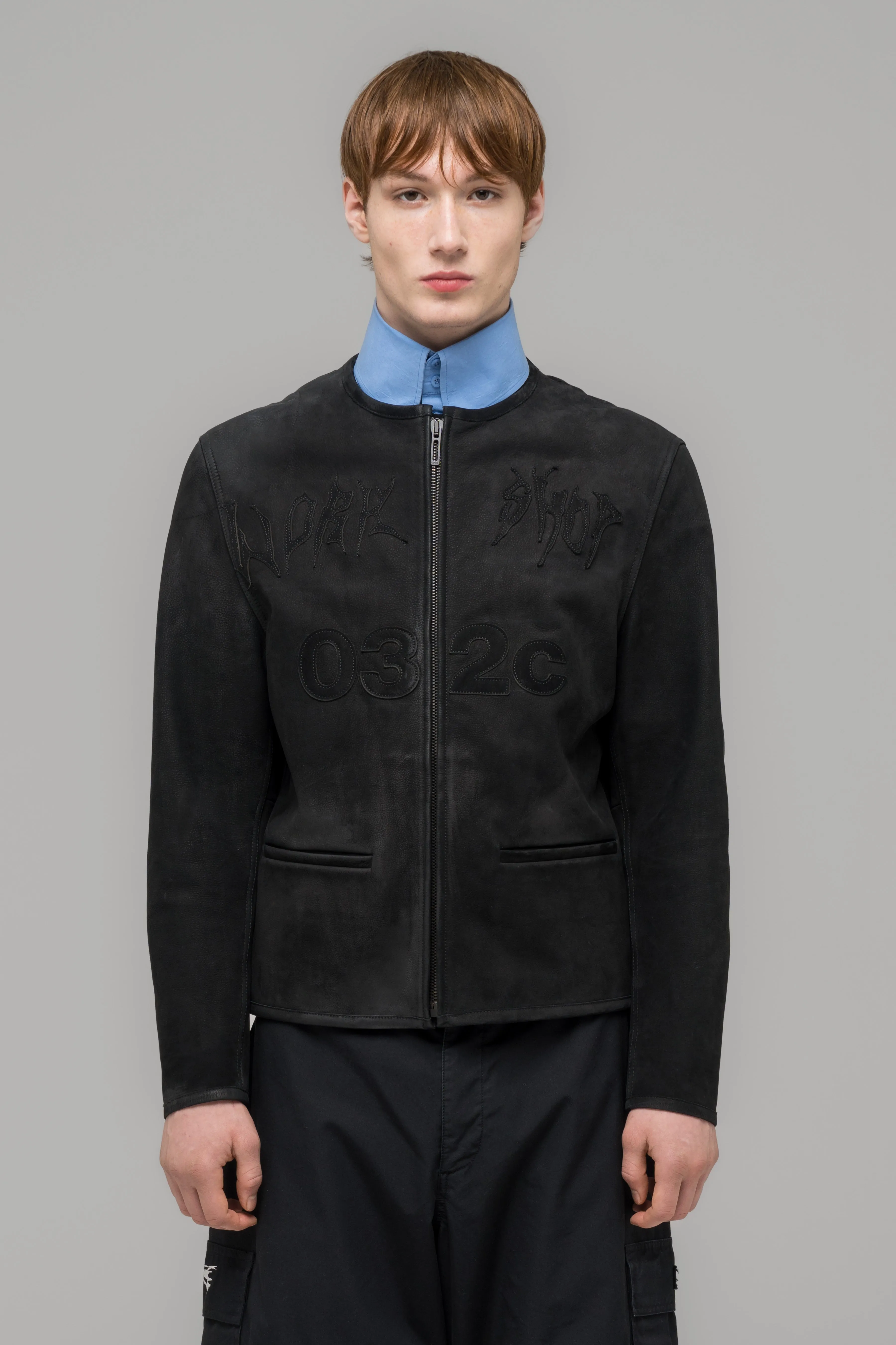 "THISTLES" LEATHER JANKER sold by 032c product image thumbnail 3