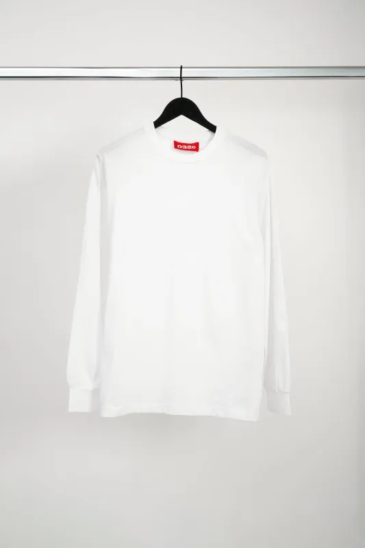 PLAIN LONGSLEEVE WHITE made by 032c